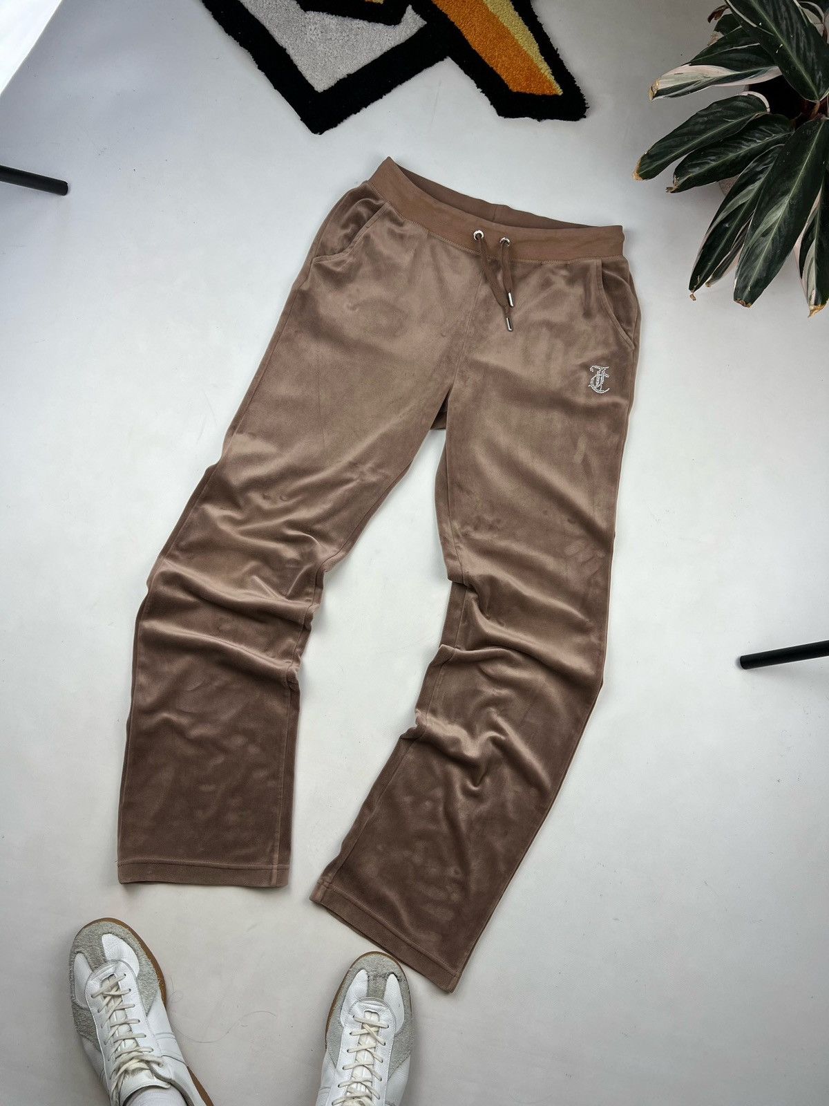 Juicy Couture × Vintage VINTAGE JUICY COUTURE VELOUR PANTS Size 28" / US 6 / IT 42 - 2 Thumbnail