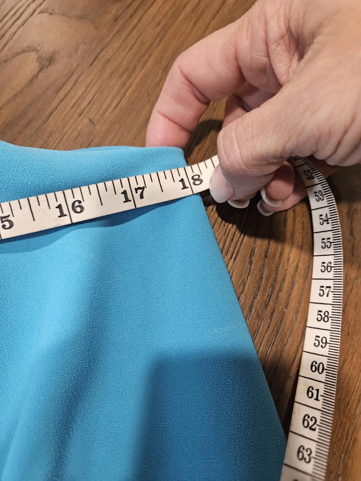 Designer Trina Turk Stylish Light Blue Halter Dress Size M / US 6-8 / IT 42-44 - 7 Thumbnail