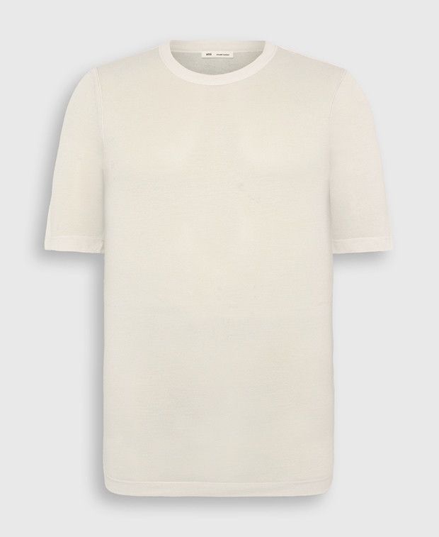 AMI T-shirt Craie Size US XS / EU 42 / 0 - 1 Thumbnail