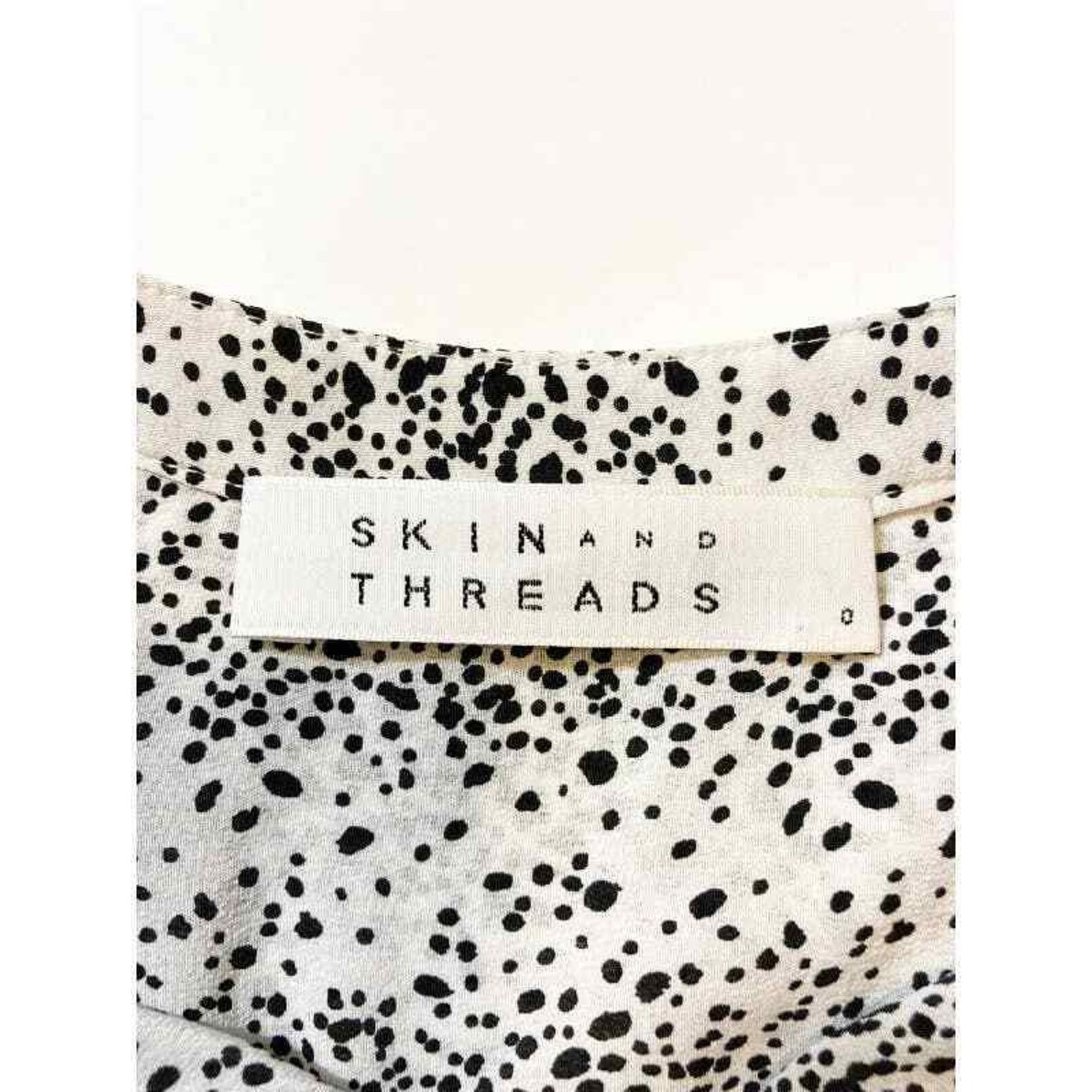 Other Skin and Threads Silk Polka Dot Midi Dress Size 0 Size XS / US 0-2 / IT 36-38 - 10 Thumbnail