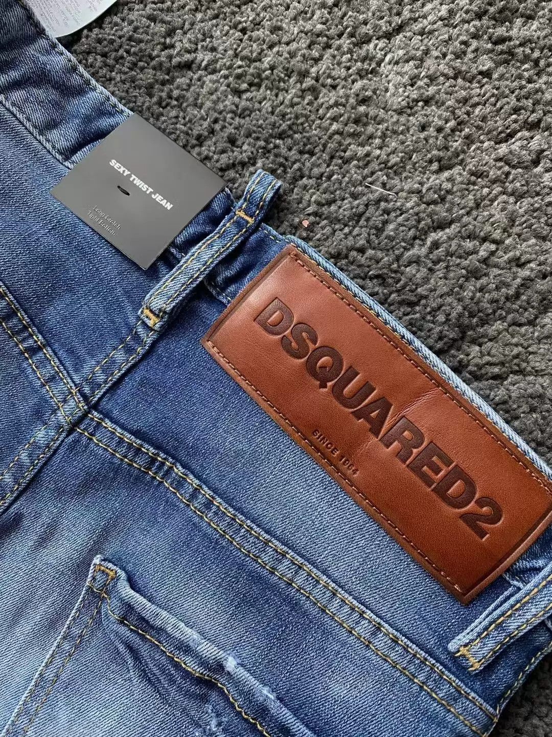 Dsquared2 Dsquared2 SEXY TWIST 90s Slim Mid-Low Light Stretch 50 Size US 34 / EU 50 - 4 Thumbnail