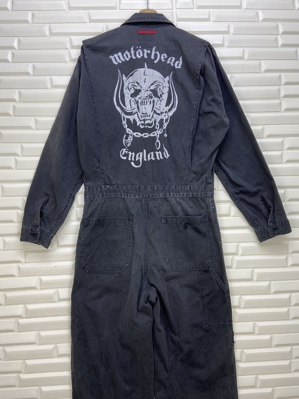 Band Tees Punk Rock Never Die Motorhead England Overall Size US 33 - 4 Thumbnail