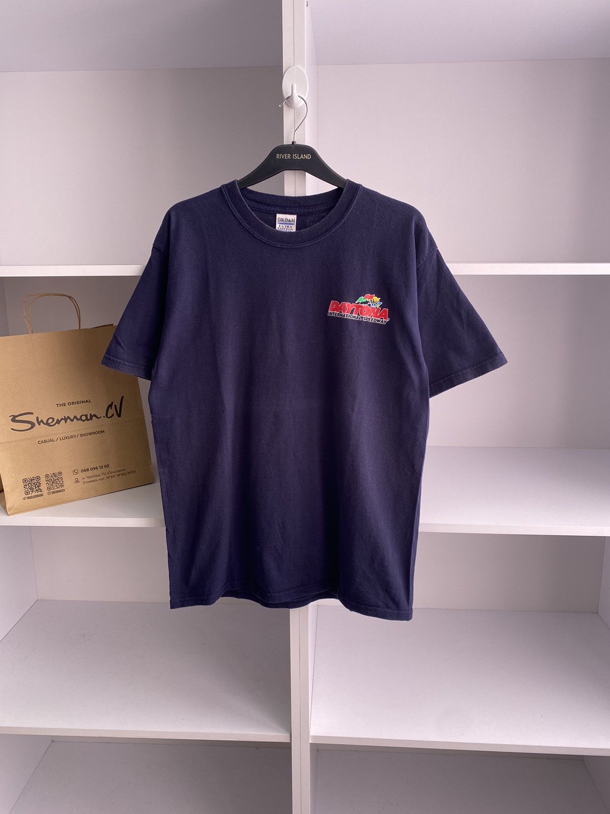 Daytona × Vintage Vintage Daytona Overprinted racing tee Size US L / EU 52-54 / 3 - 3 Thumbnail