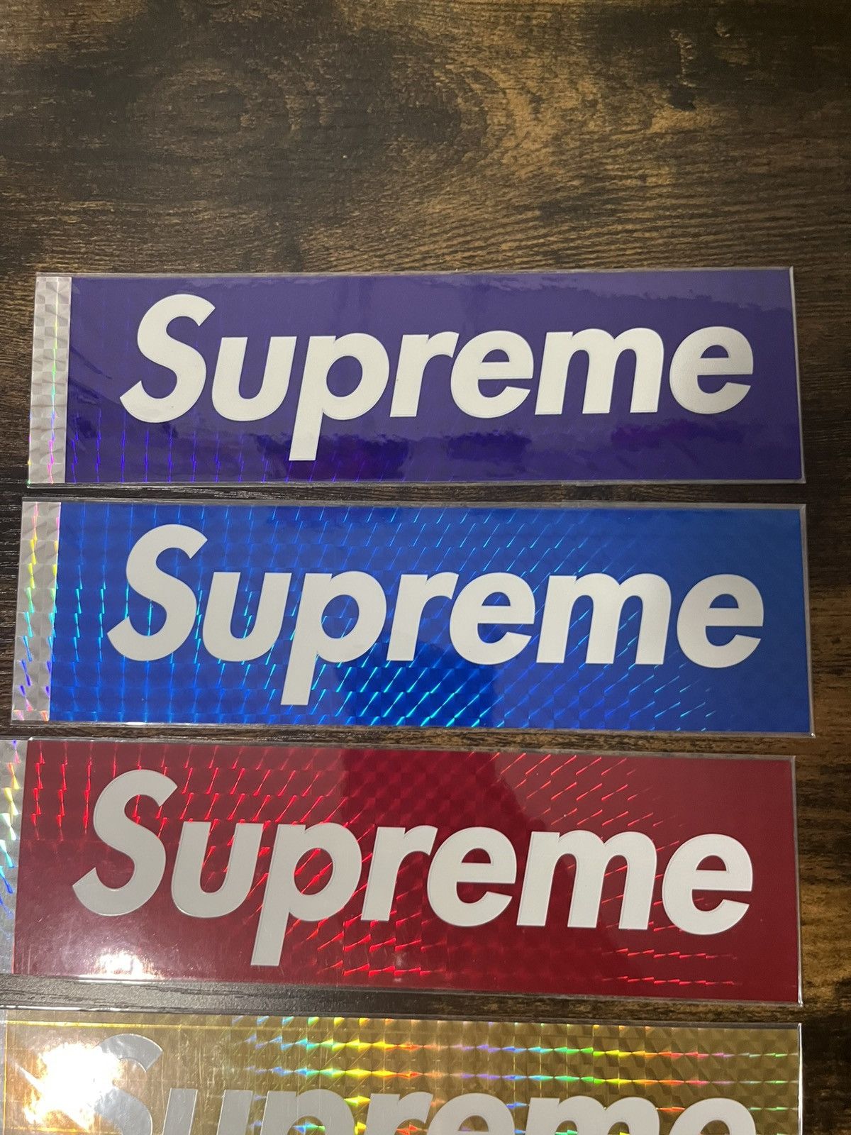 Supreme Supreme holographic box logo sticker set Size ONE SIZE - 2 Thumbnail
