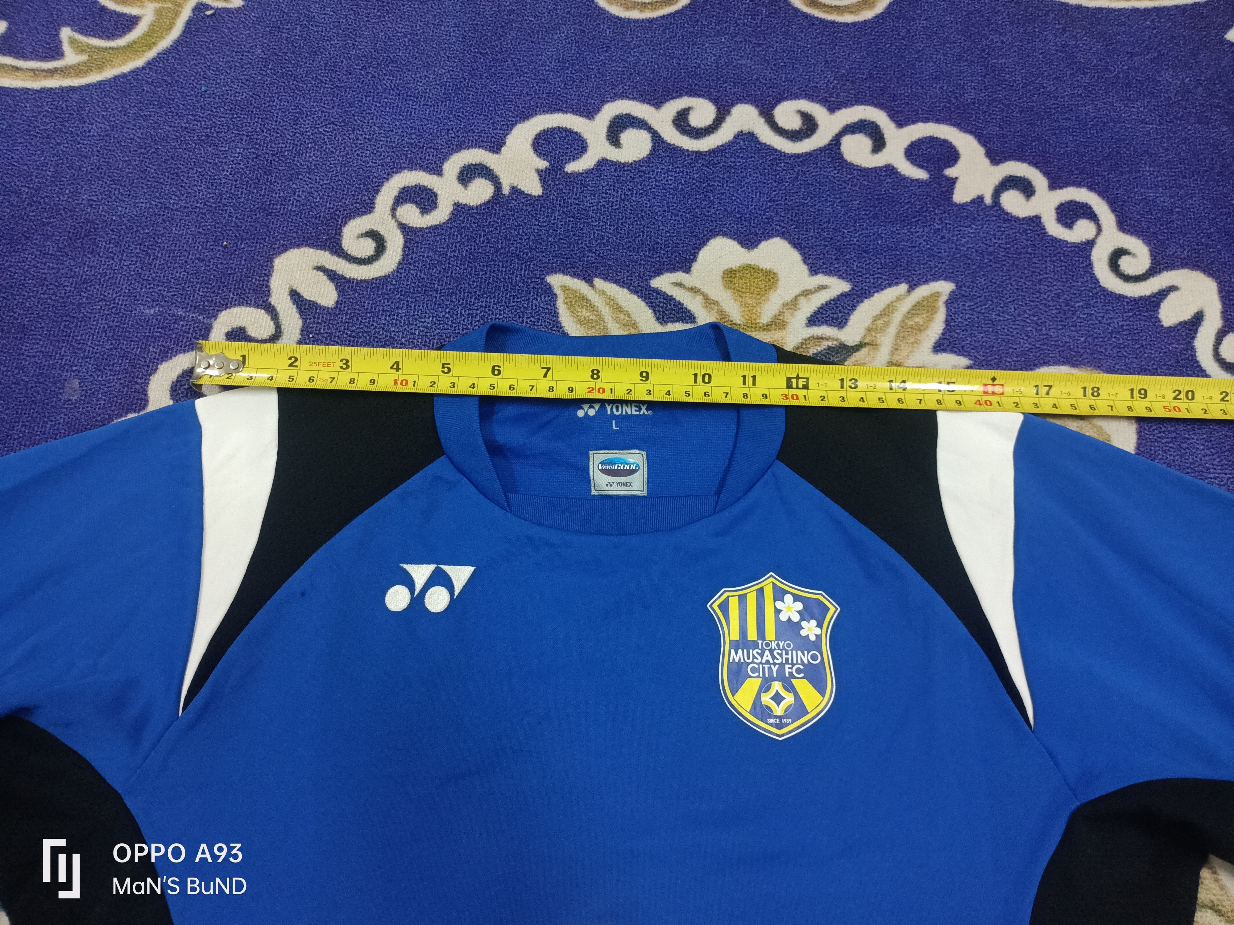Japanese Brand × Vintage Jersey YONEX Tokyo MUSASHINO CITY FC Size US L / EU 52-54 / 3 - 13 Thumbnail