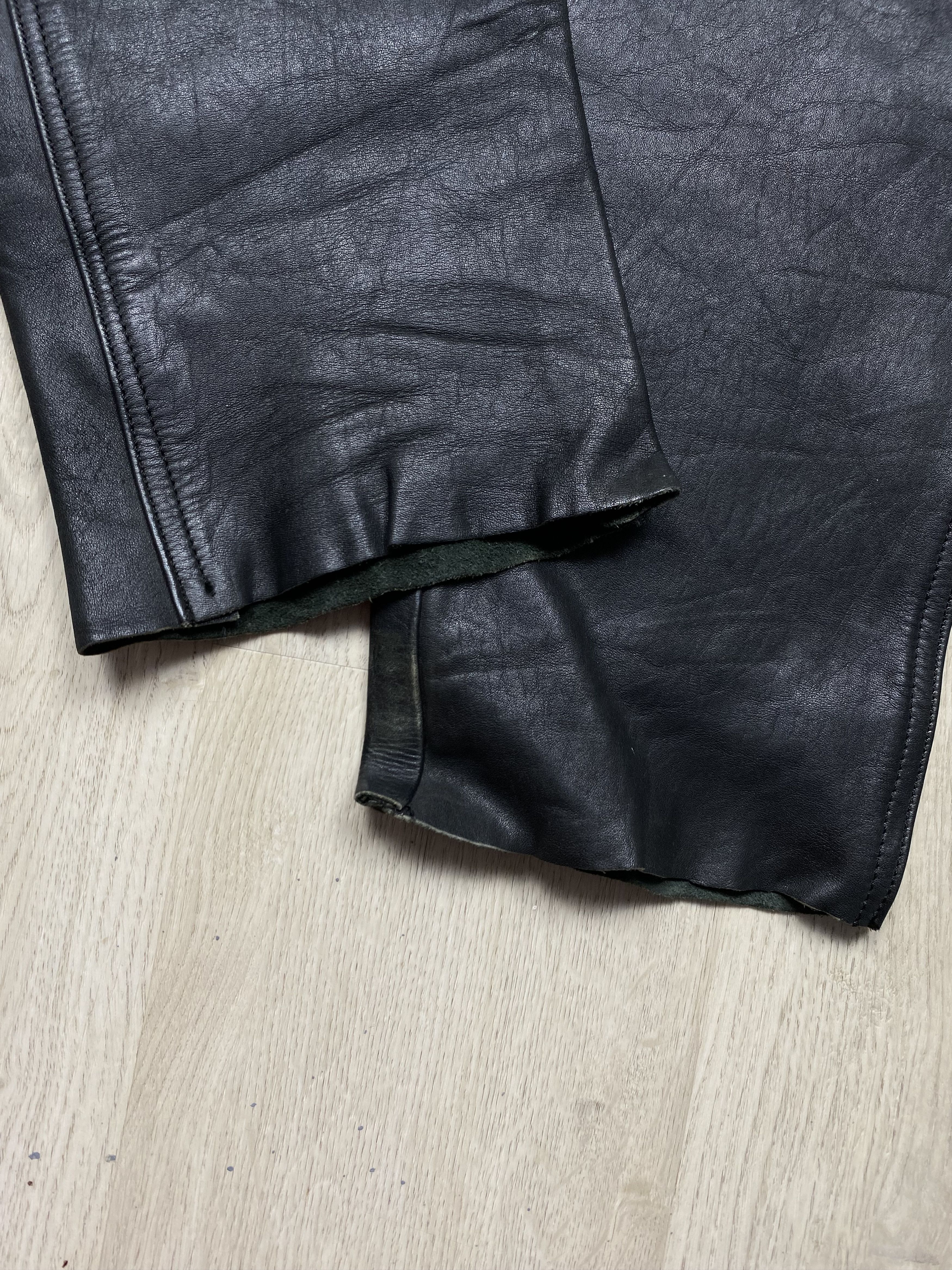 Genuine Leather Akito Vintage Mens Genuine Leather Pants Biker Motorcycle Size US 32 / EU 48 - 4 Thumbnail