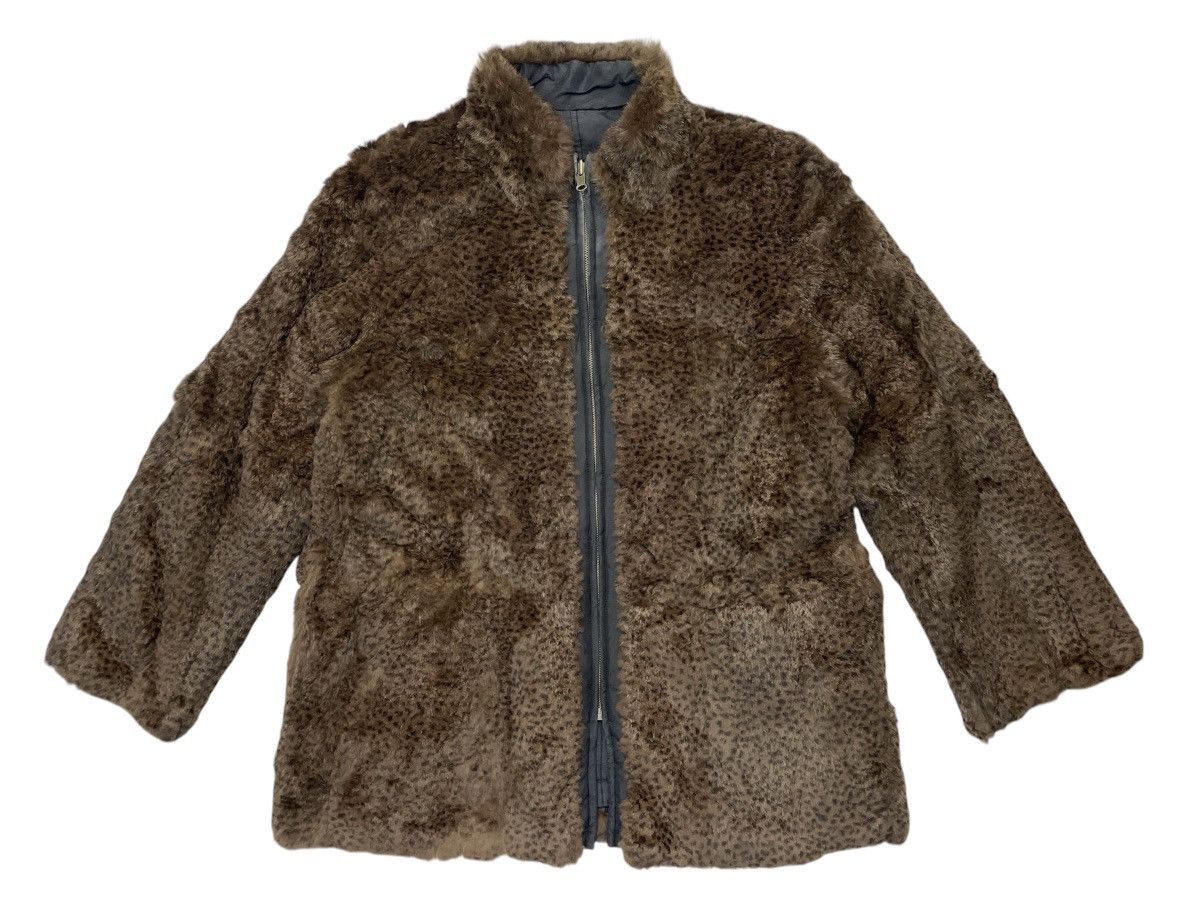 If Six Was Nine Japanese Brand Reversible Faux Fur Jacket Leopard Size US M / EU 48-50 / 2 - 1 Thumbnail