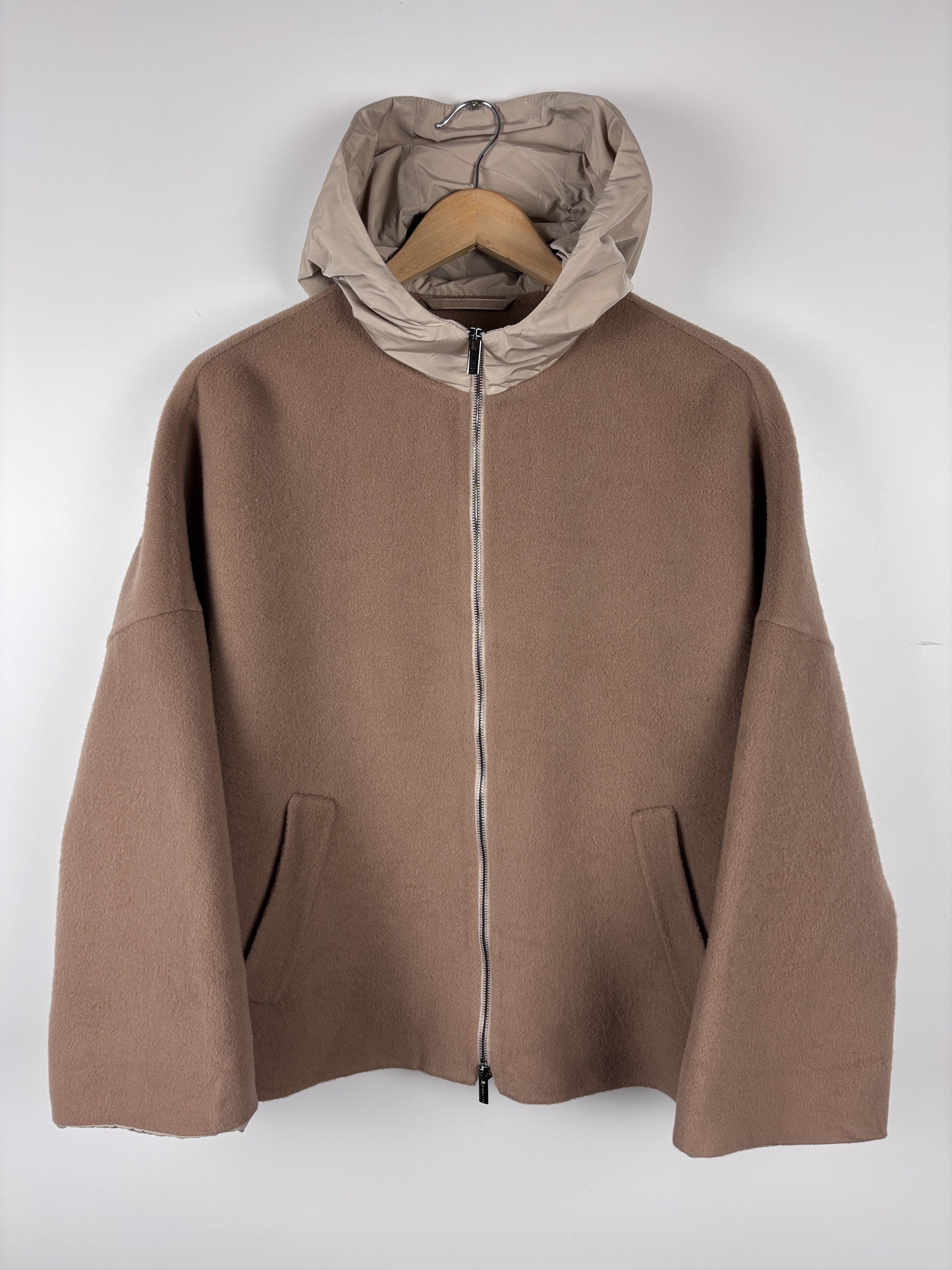 Peserico Womens Peserico Wool Cashmere Jacket Coat Brown Size 40 Size S / US 4 / IT 40 - 2 Thumbnail