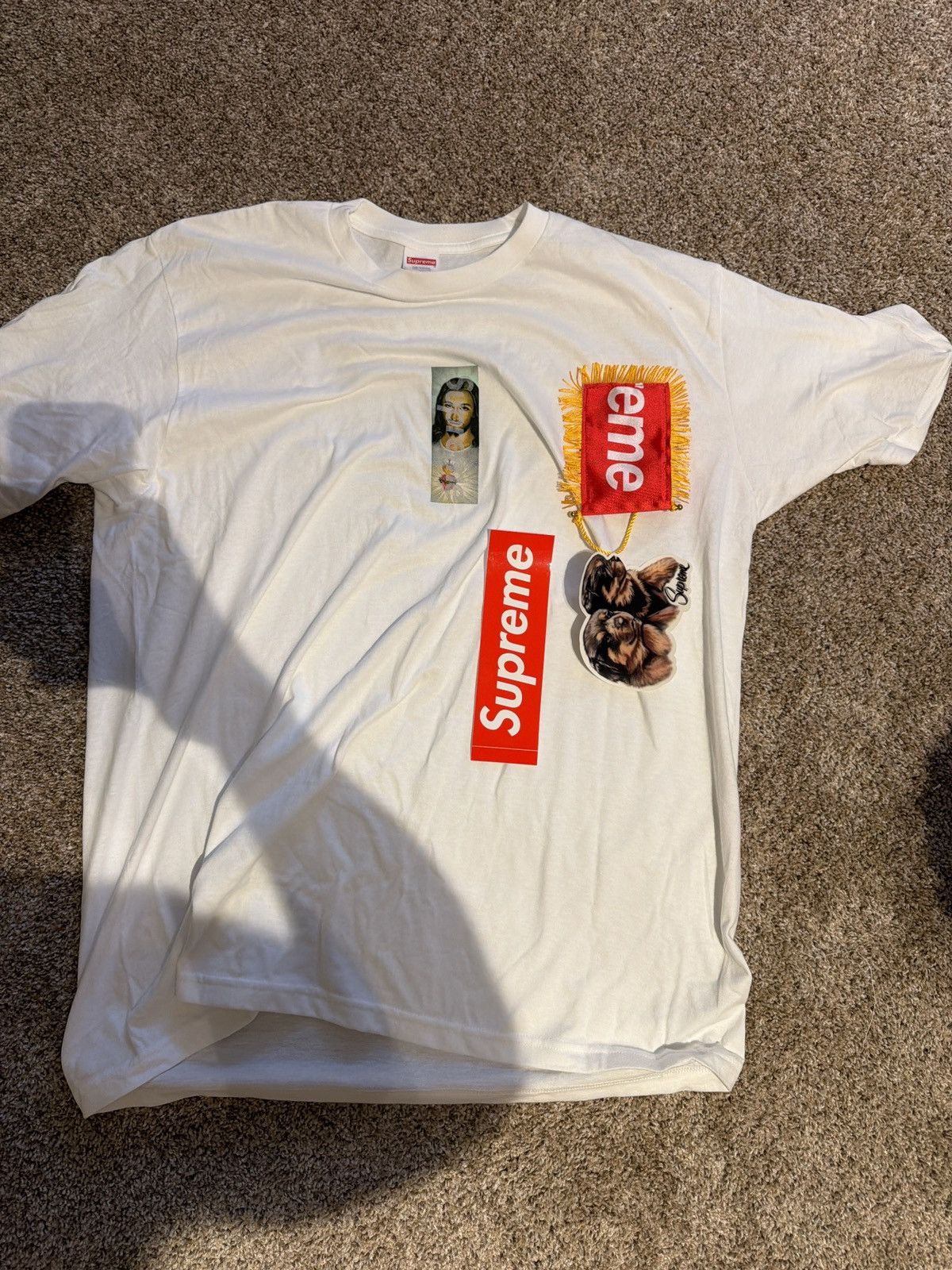 Supreme Supreme® “Arabic Box Logo” Tee, White (XL) [S/S 26, Week 1