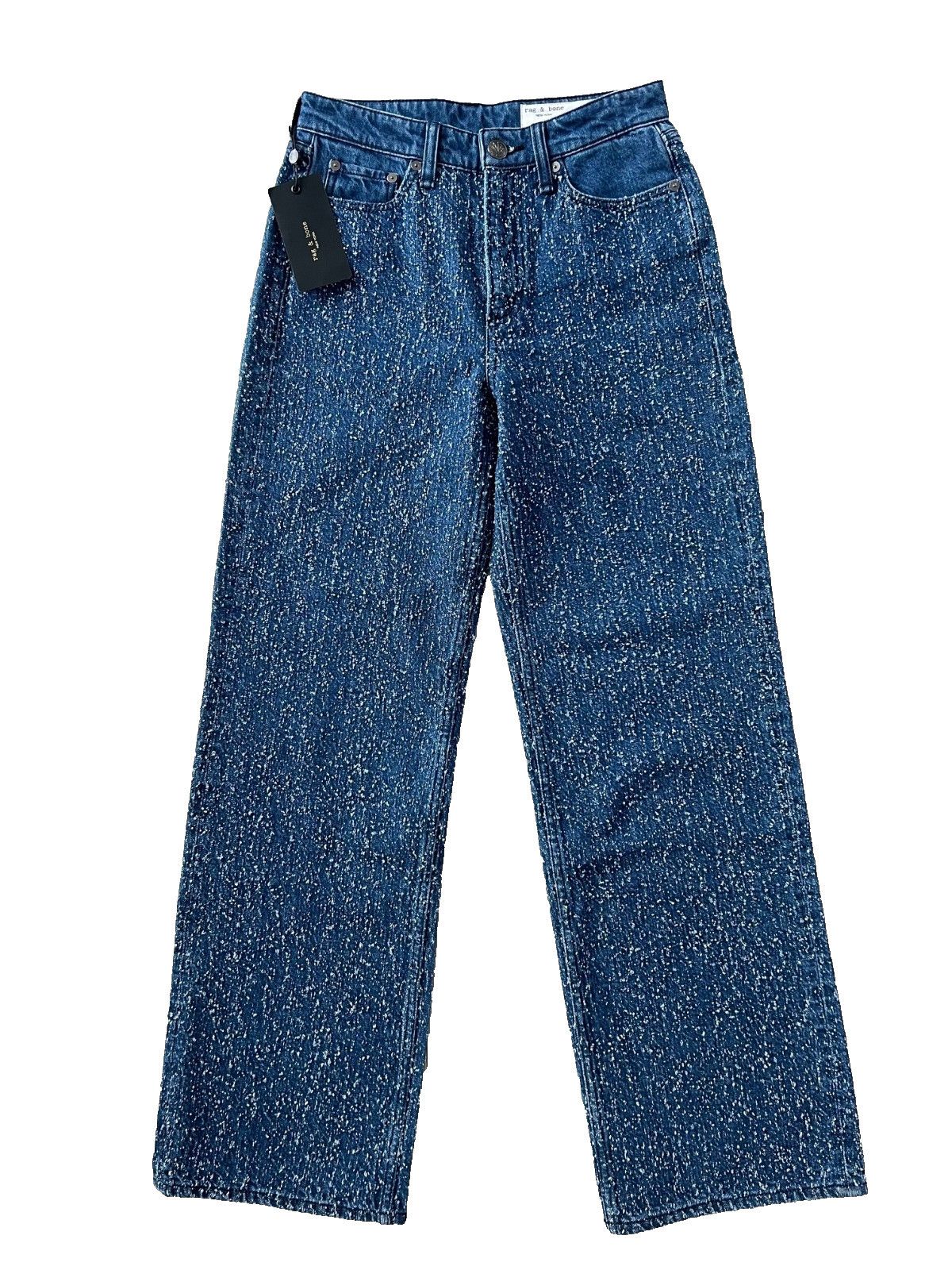 Rag & Bone Rag & Bone New York Logan Tweed Denim Jeans Midtweed ( 24 ) Size 24" / US 00 / IT 34 - 4 Thumbnail
