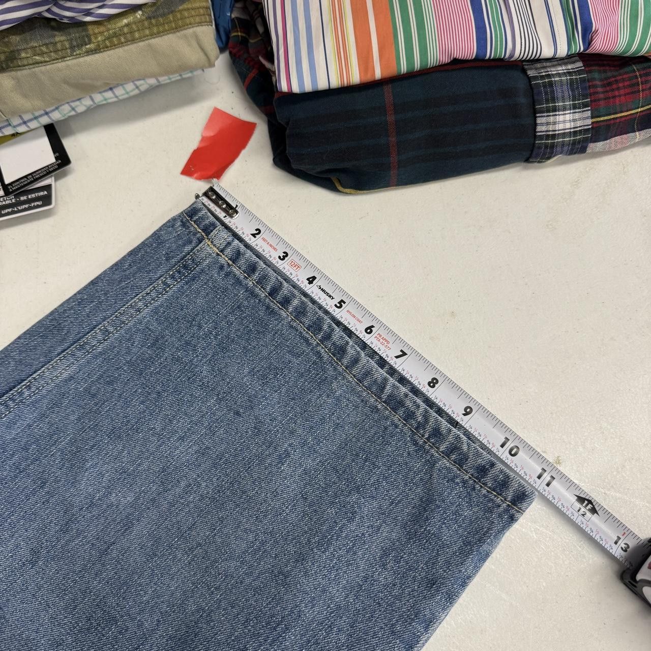 Avirex Avirex Vintage Baggy Crazy Jorts Embroidered Jean Shorts 34 Size US 34 / EU 50 - 7 Thumbnail