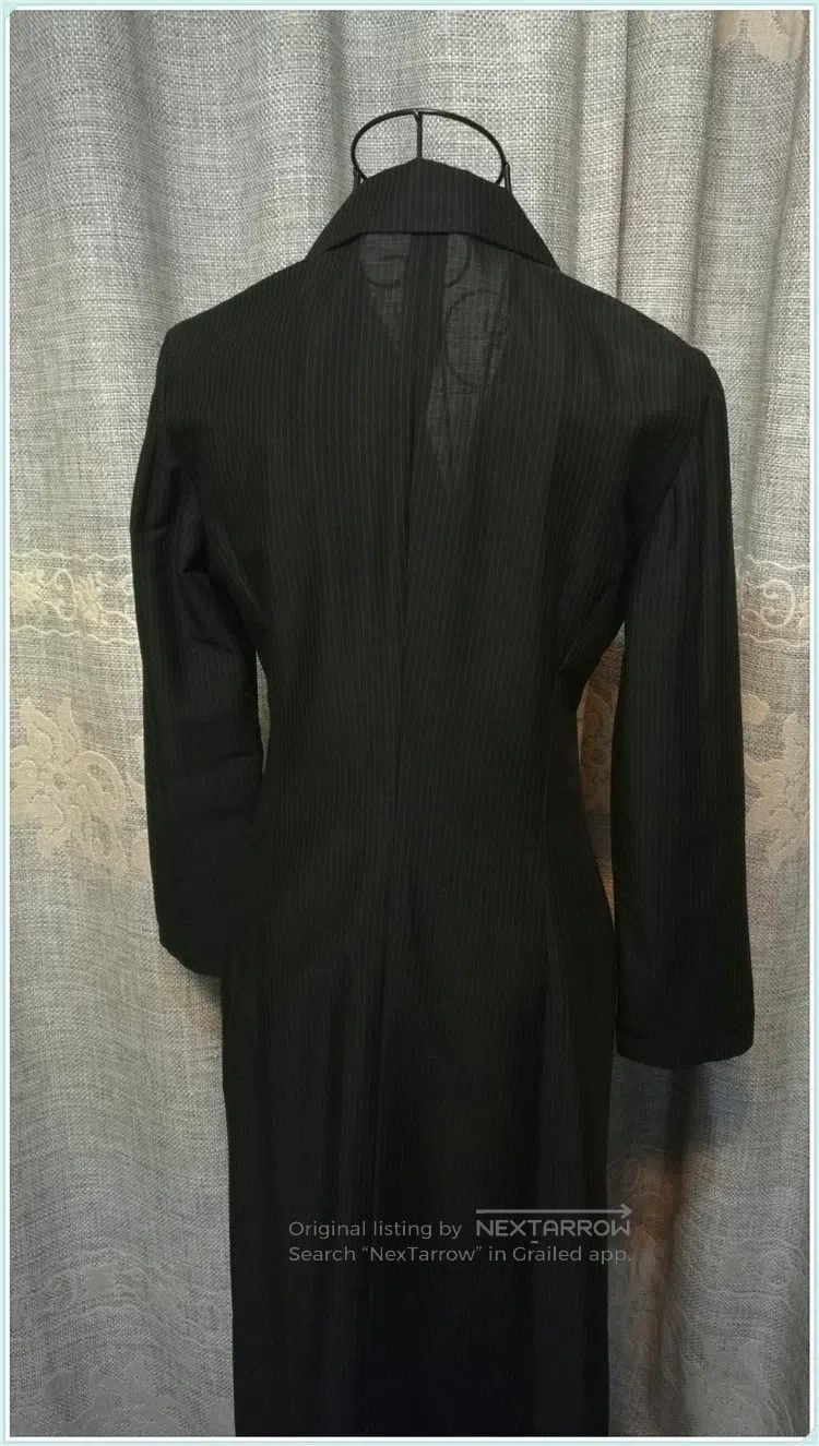 Yohji Yamamoto Yohji Yamamoto Extra-Long Wool Blazer Size S / US 4 / IT 40 - 3 Thumbnail