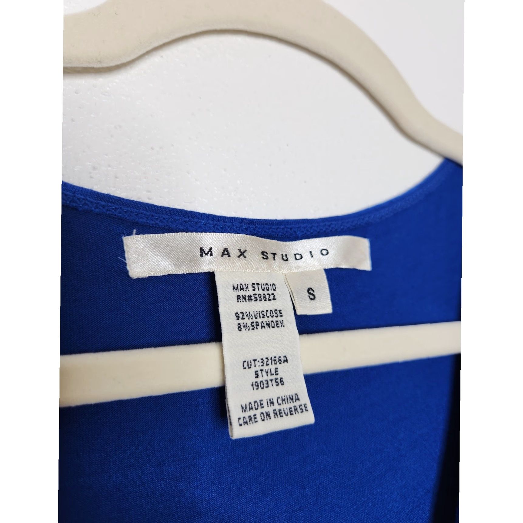 Vintage VINTAGE Max Studio Dress Blue Sundress Women S Small Long 55 Length Coastal Beach Summer Go Out 90s 00s Vintage Style Womens Size S / US 4 / IT 40 - 4 Thumbnail
