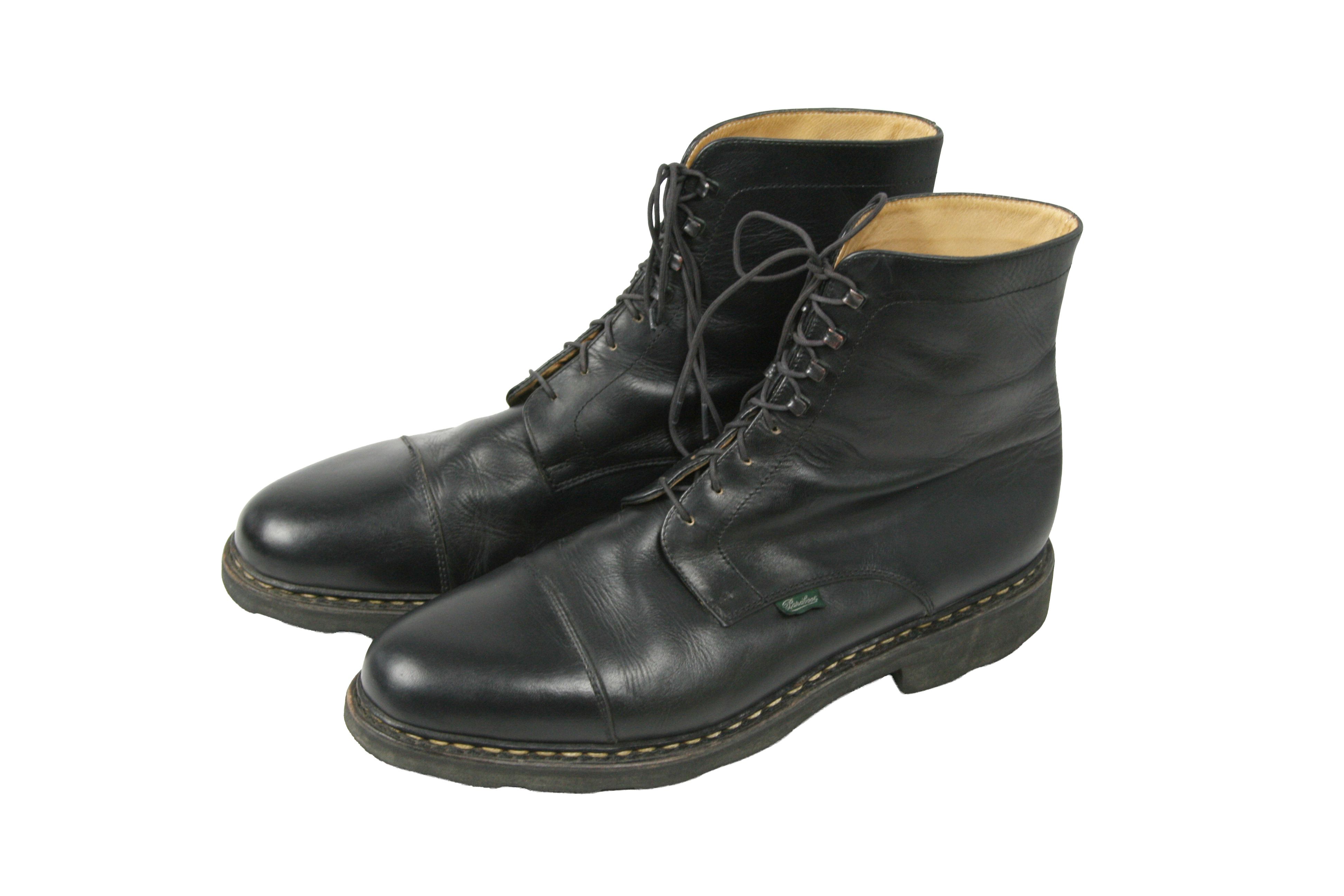 Paraboot Clamart Griff 2 Combat Derby Boots Made in France Size US 11.5 / EU 44-45 - 3 Thumbnail