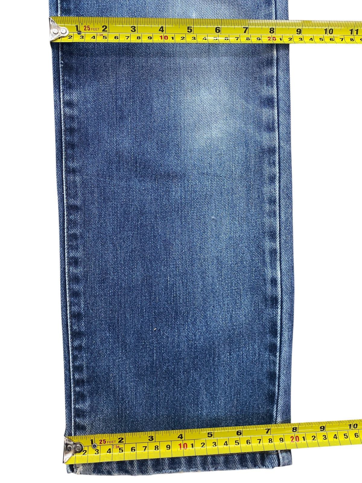 Edwin Edwin Faded Blue Wash Ripped Style Straight Leg Jeans Size US 30 / EU 46 - 9 Thumbnail