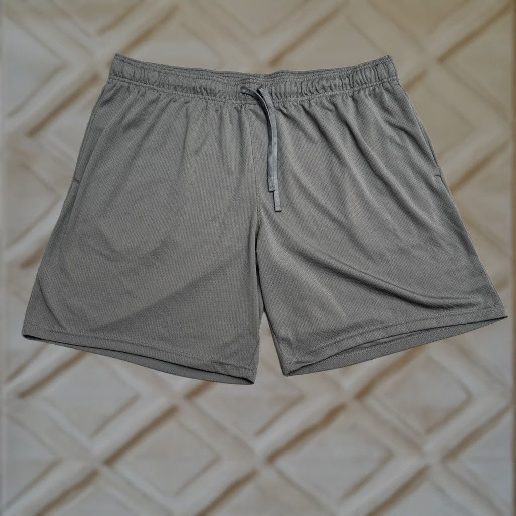 Athletic Works Athletic Works Training Shorts Mens 2XL Dark Gray Elastic Waist Athletic Active Size US 39 - 1 Thumbnail