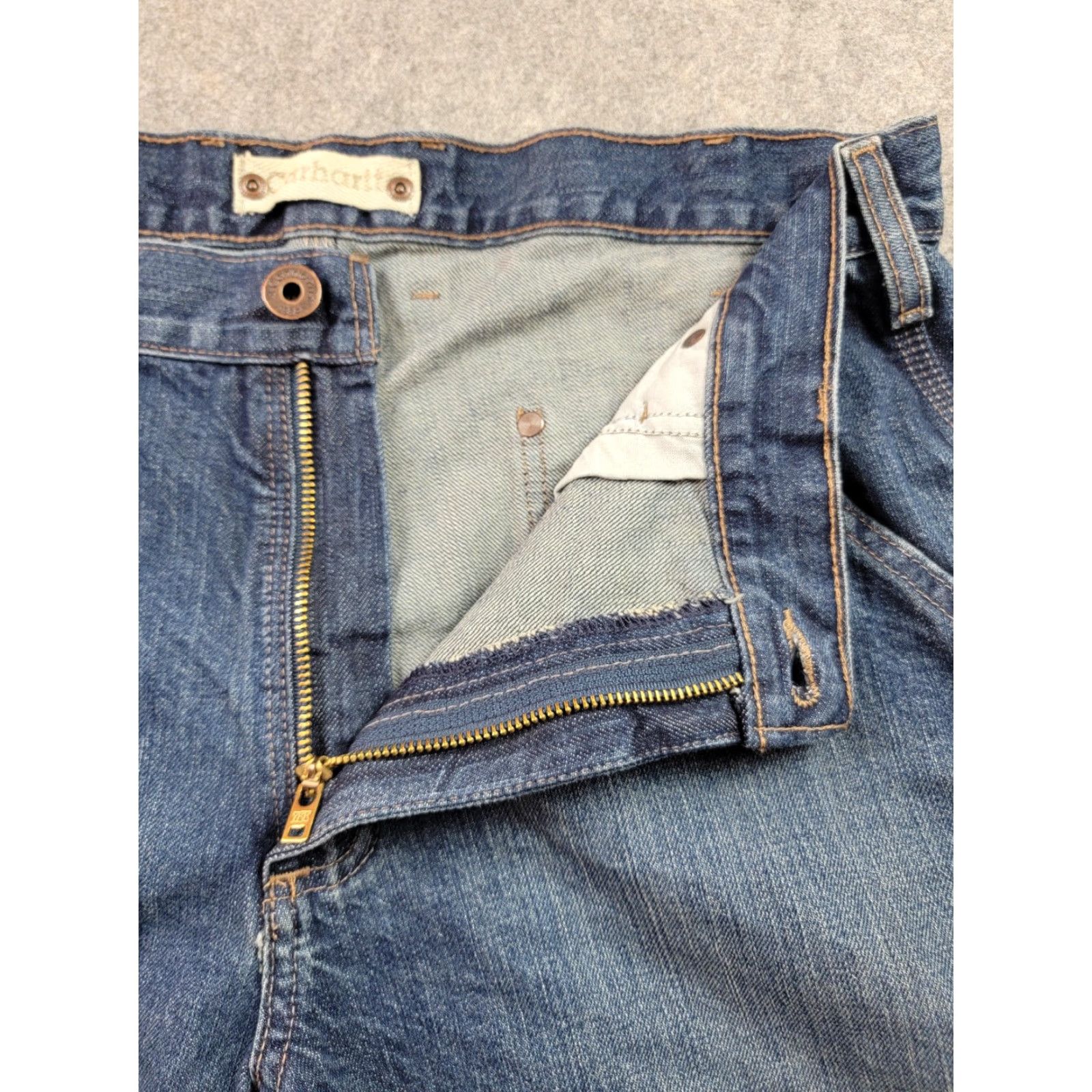 Carhartt Carhartt Jeans Mens 36x30 Blue Dungarees Fit Utility Carpenter Work Denim B223 Jeans Size US 36 / EU 52 - 5 Thumbnail