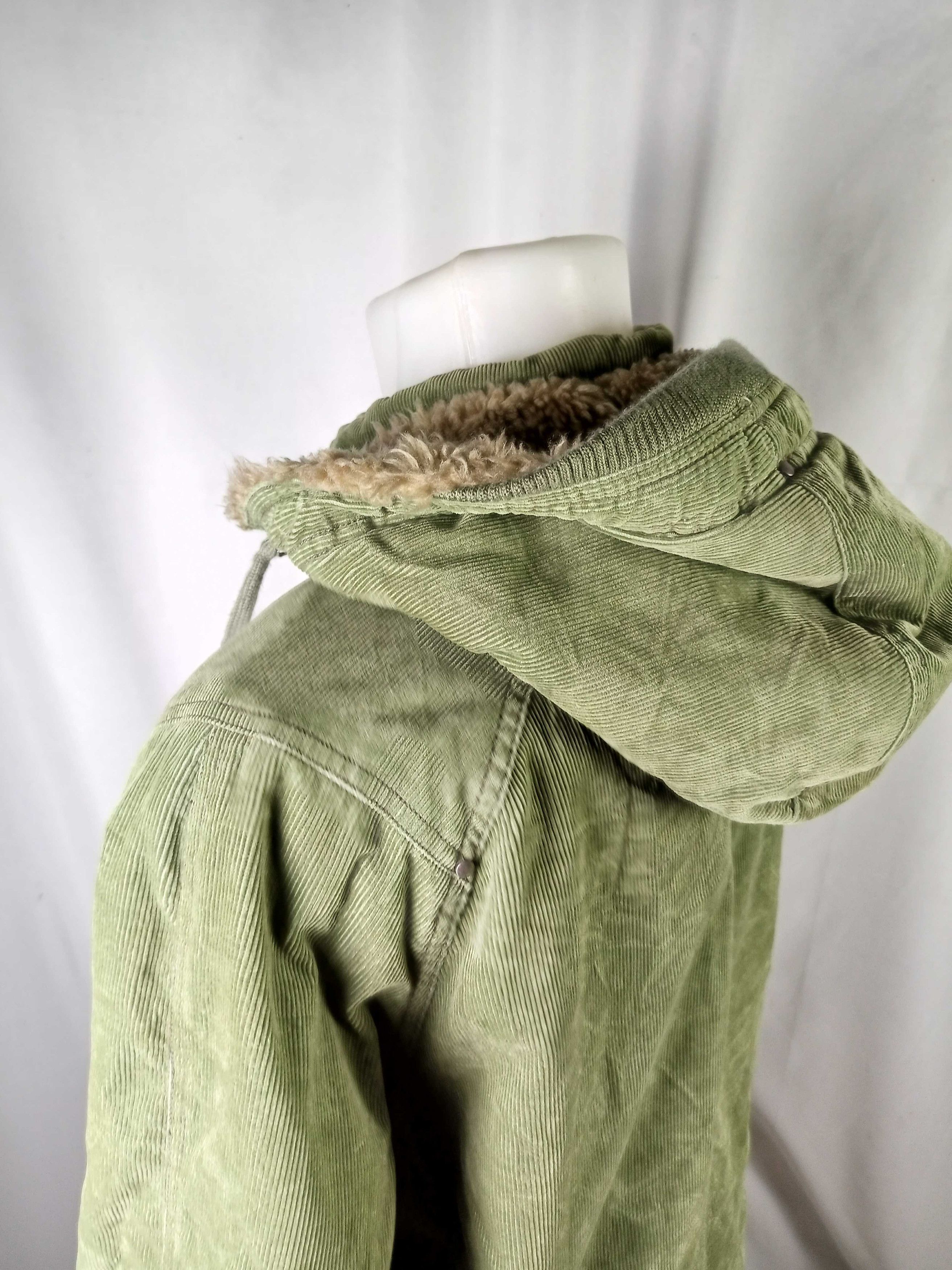 Other C.O.A.X Fur Corduroy Removable Hoodie Jacket Size US XL / EU 56 / 4 - 19 Thumbnail