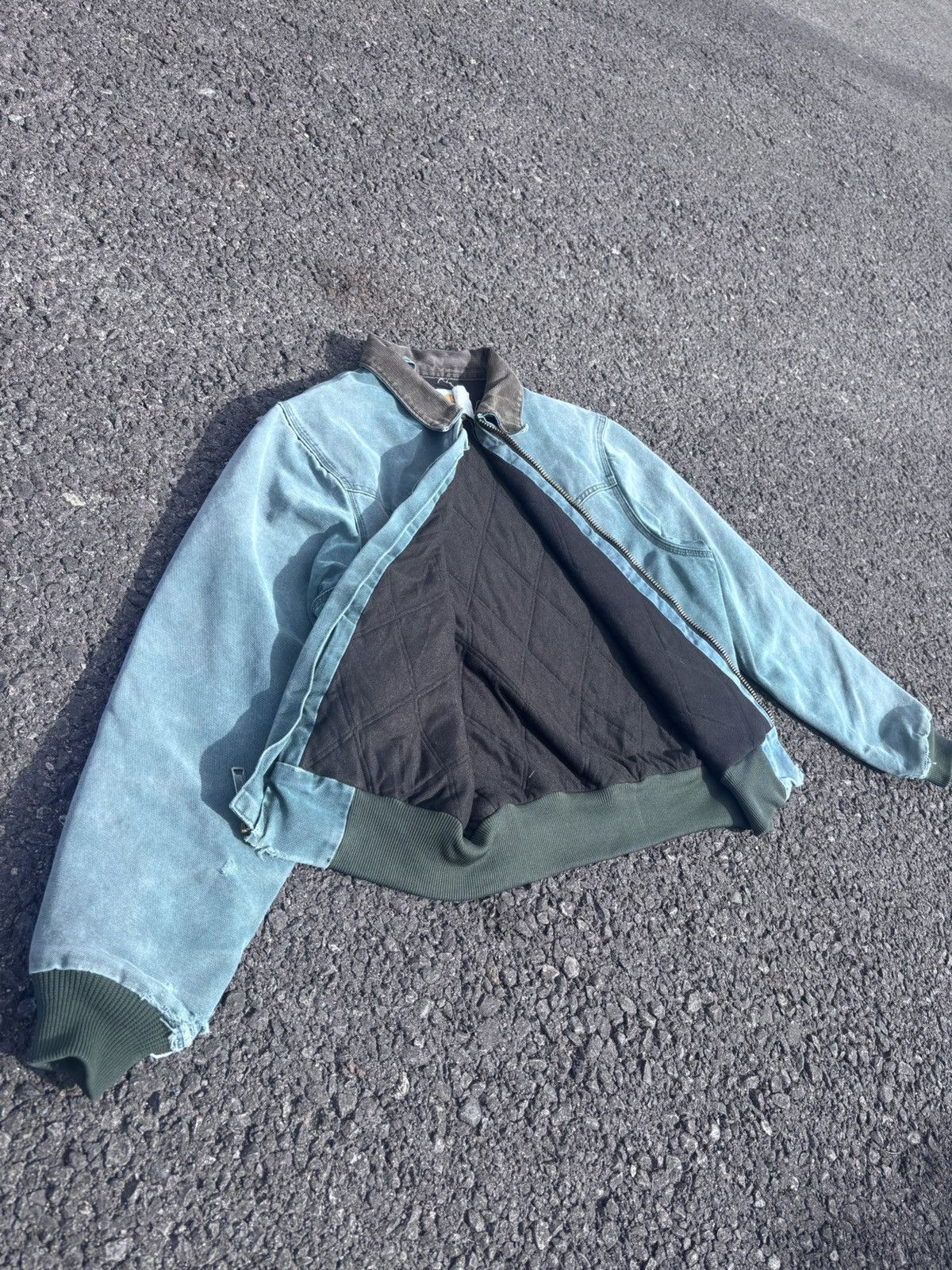 Carhartt 90’s Carhartt J14 HTG Green Santa Fe Bomber Jacket Size US M / EU 48-50 / 2 - 5 Thumbnail