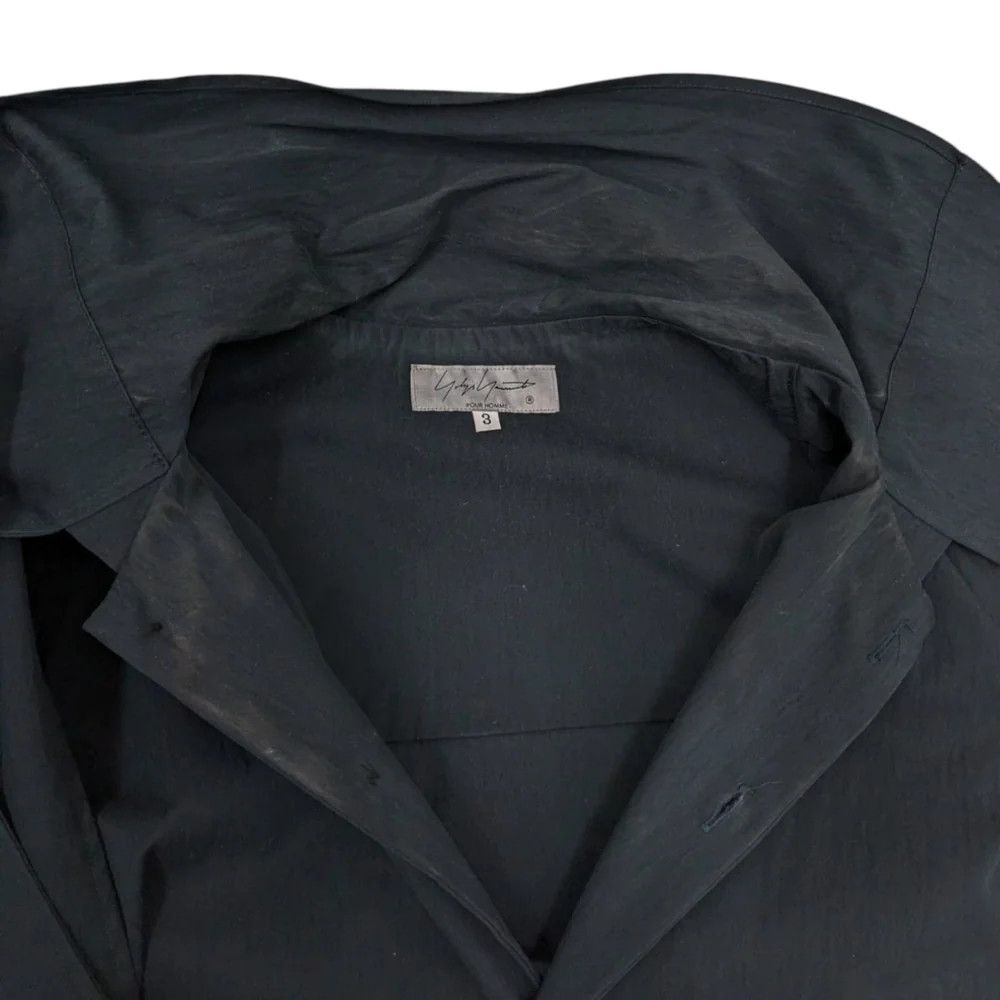 Yohji Yamamoto Yohji Yamamoto pour homme 24AW HIGH-DENSITY OX STOLE BLOUSE Size US L / EU 52-54 / 3 - 7 Thumbnail