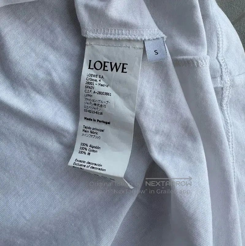 Loewe Loewe White Women's T-Shirt . Size S / US 4 / IT 40 - 5 Thumbnail