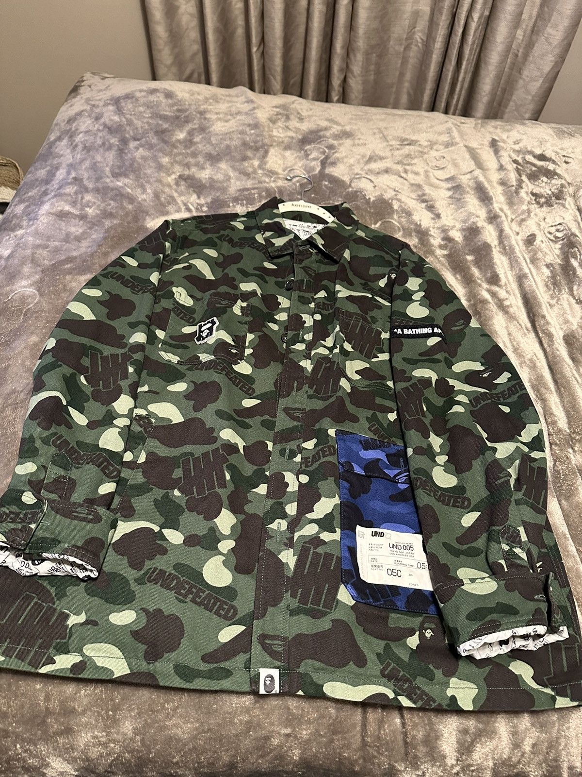 Bape × Undefeated Bape x Undefeated Color Camo Flannel Jacket Size US XXL / EU 58 / 5 - 2 Thumbnail