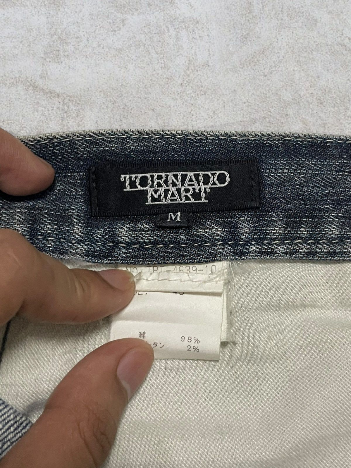 Tornado Mart Vintage Tornado Mart Paint Splatter Button Fly Bootcut Jeans Size US 30 / EU 46 - 14 Thumbnail