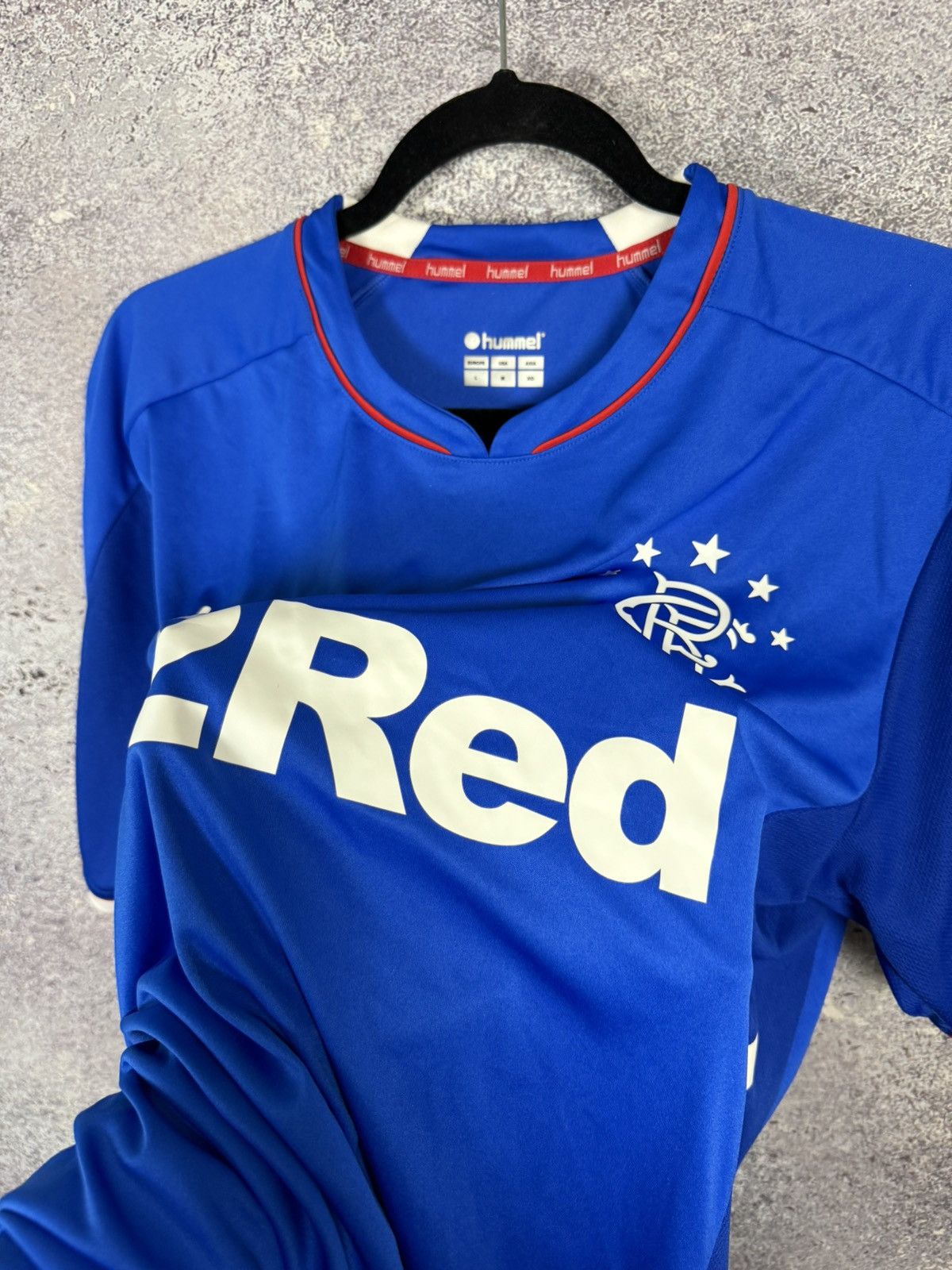 Hummel × Vintage Vintage Rangers FC 2018/19 Hummel Soccer Jersey Blokcore Size US M / EU 48-50 / 2 - 10 Thumbnail