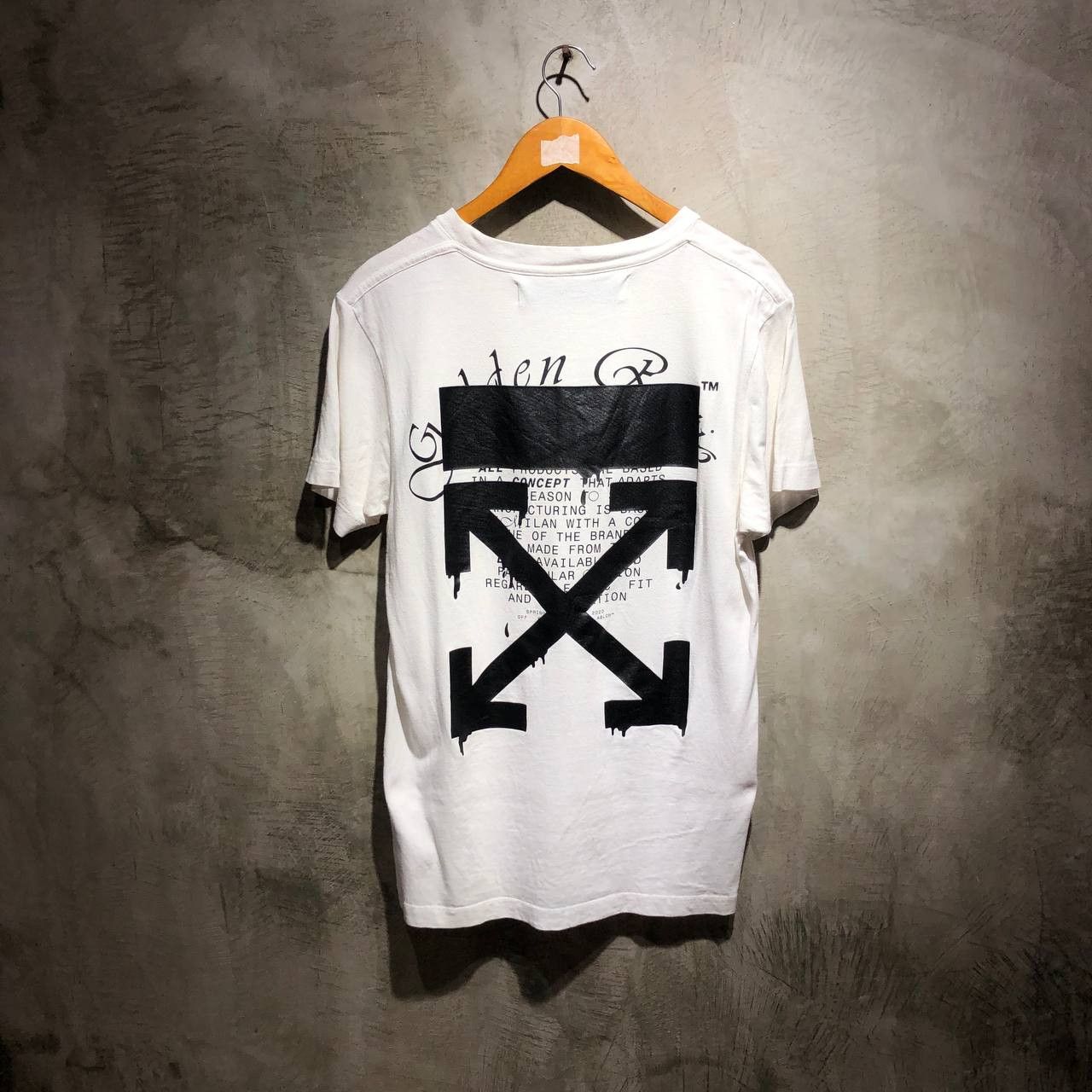 Image of Off White Off-White Golden Ratio Arrows Tee, Men's (Size Small)