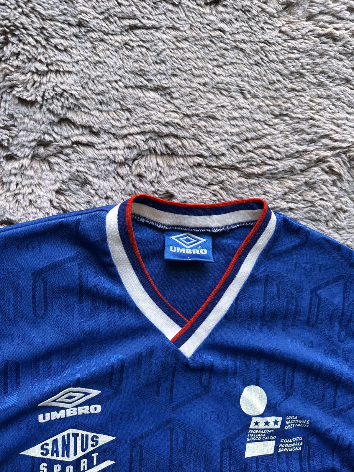 Umbro Umbro Santus 16 federazia ataliana football bleu Tee L Size US L / EU 52-54 / 3 - 7 Thumbnail