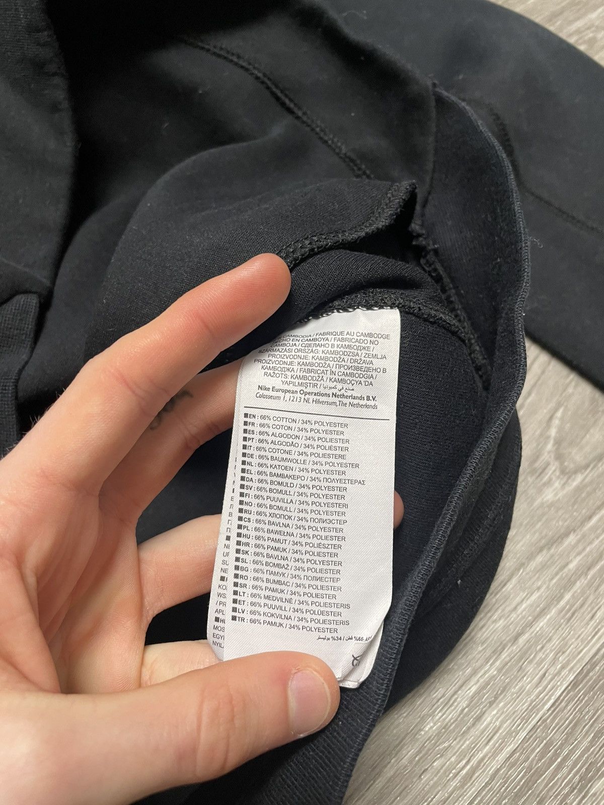 Nike Nike Tech Fleece Black Varsity Bomber Jacket Size US S / EU 44-46 / 1 - 12 Thumbnail