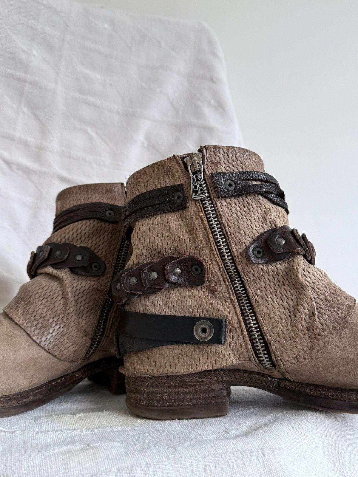 A.S.98 Avant Garde A.S. 98 14th Addiction Style Leather Boots Size US 5.5 / EU 38 - 7 Thumbnail