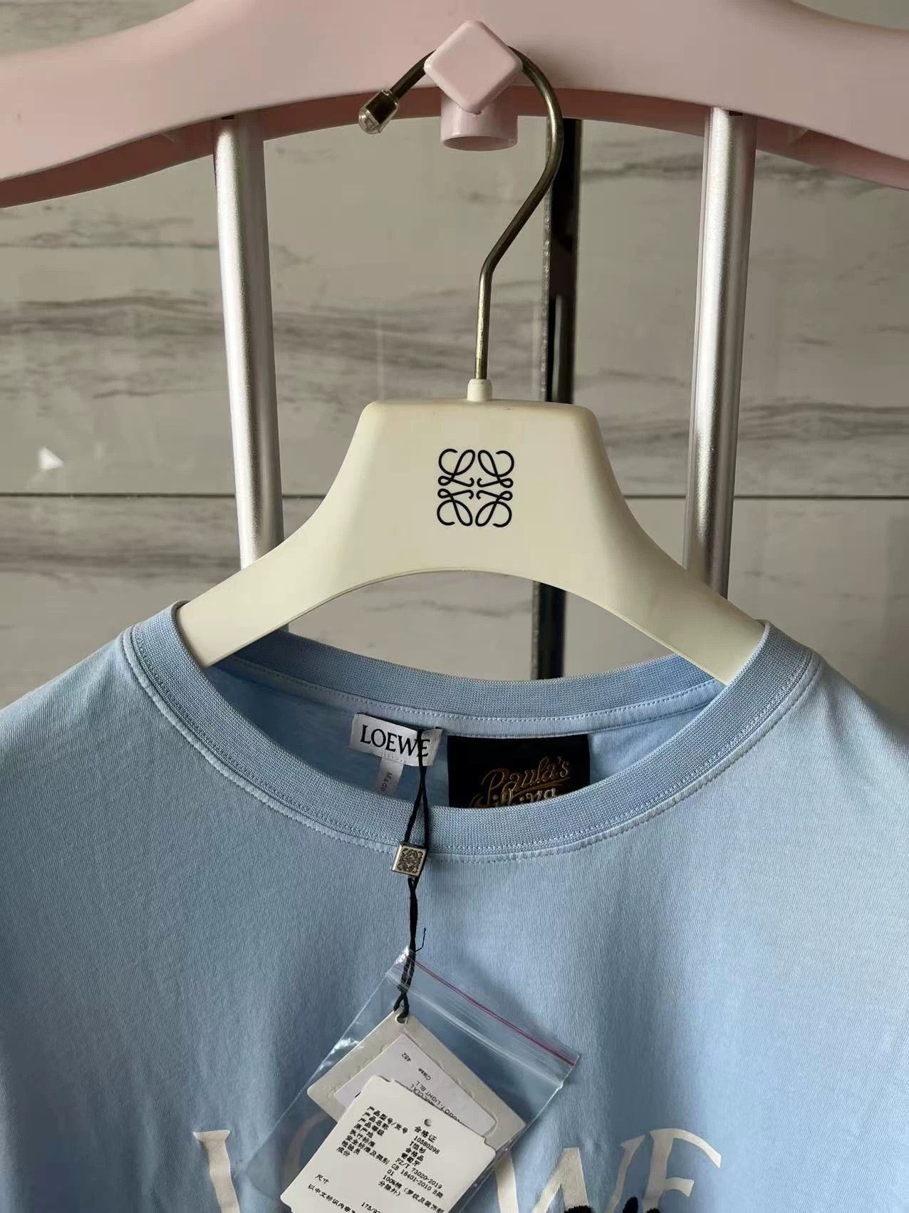Loewe LOEWE Blue L Short Sleeve Logo Tee New With Tags Size US L / EU 52-54 / 3 - 8 Thumbnail