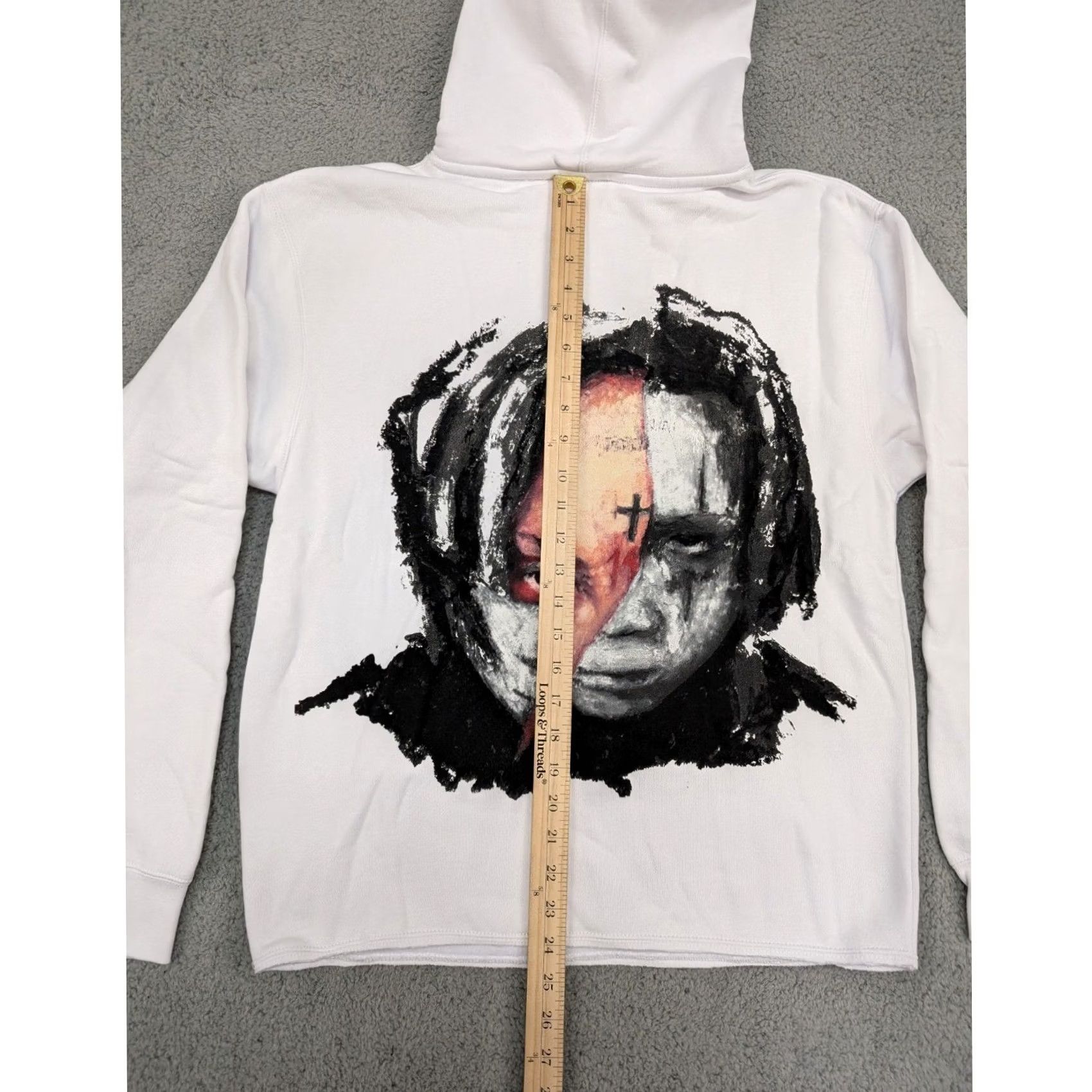 Revenge Revenge Trippie Redd Hoodie Mens Small White Pullover Graphic Logo USA New Size US S / EU 44-46 / 1 - 5 Thumbnail