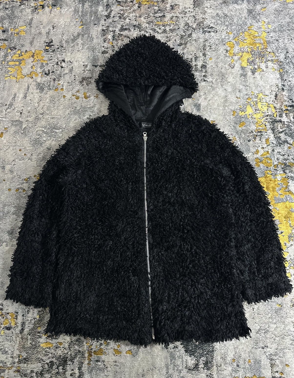 Le Grande Bleu (L.G.B.) JAPANESE STREETWEAR Yohji Yamamoto STYLE MOHAIR ZIP HOODIE Size US M / EU 48-50 / 2 - 1 Thumbnail