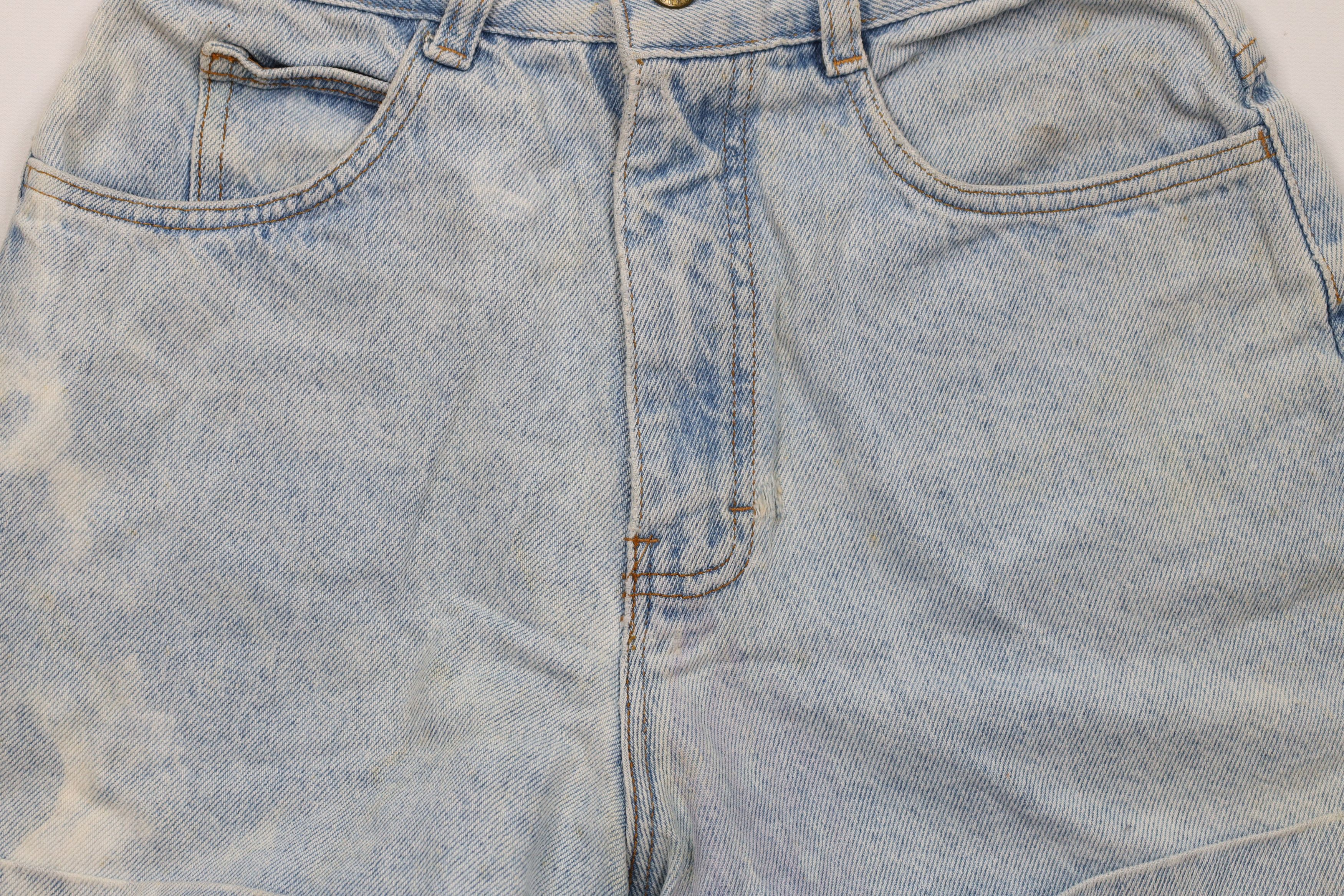Vintage Vintage 90s Streetwear Cuffed Denim Jean Shorts Jorts USA Size 27" / US 4 / IT 40 - 3 Thumbnail