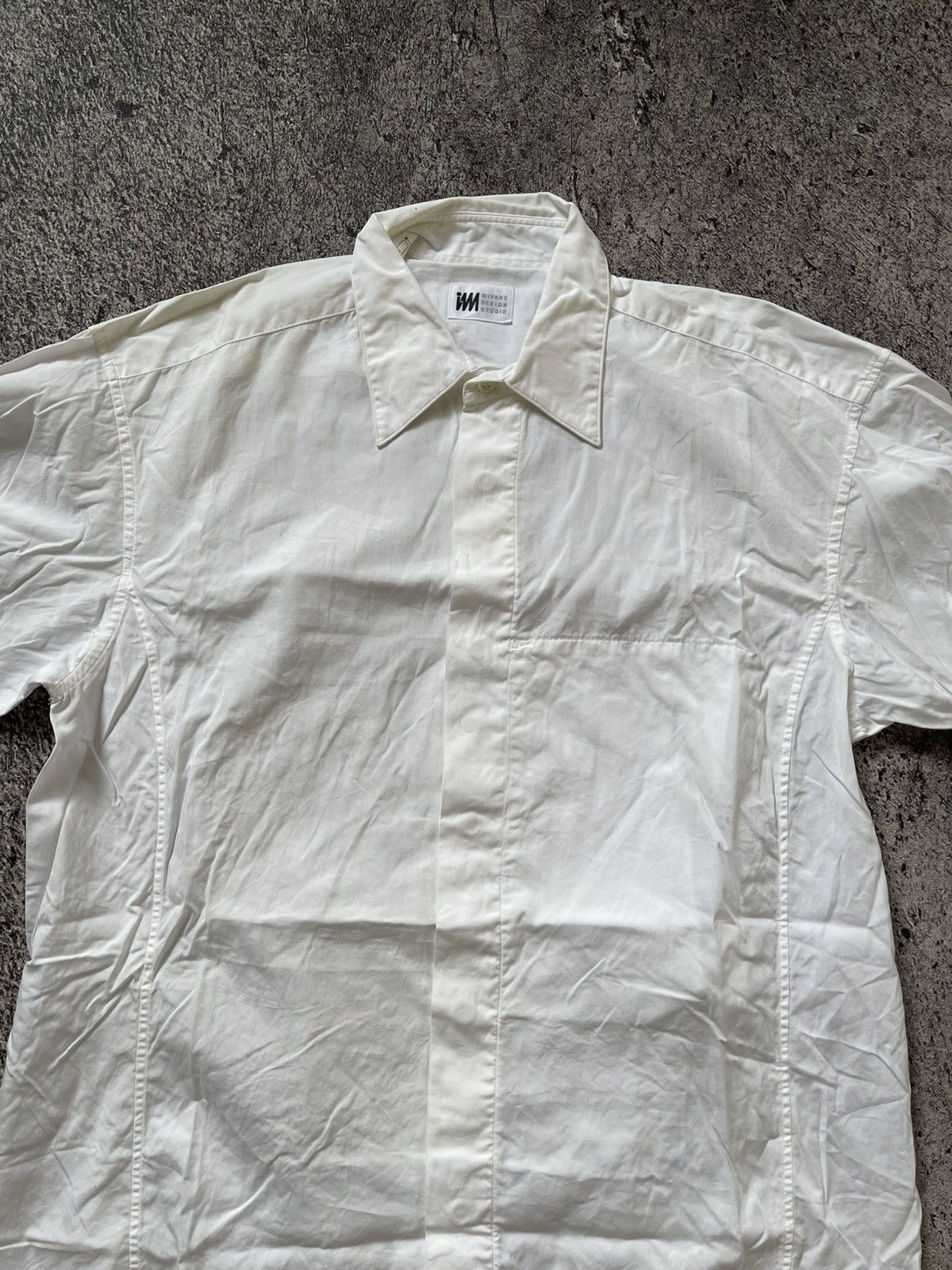 Issey Miyake Vintage Issey Miyake basic white shirt Size US M / EU 48-50 / 2 - 3 Thumbnail