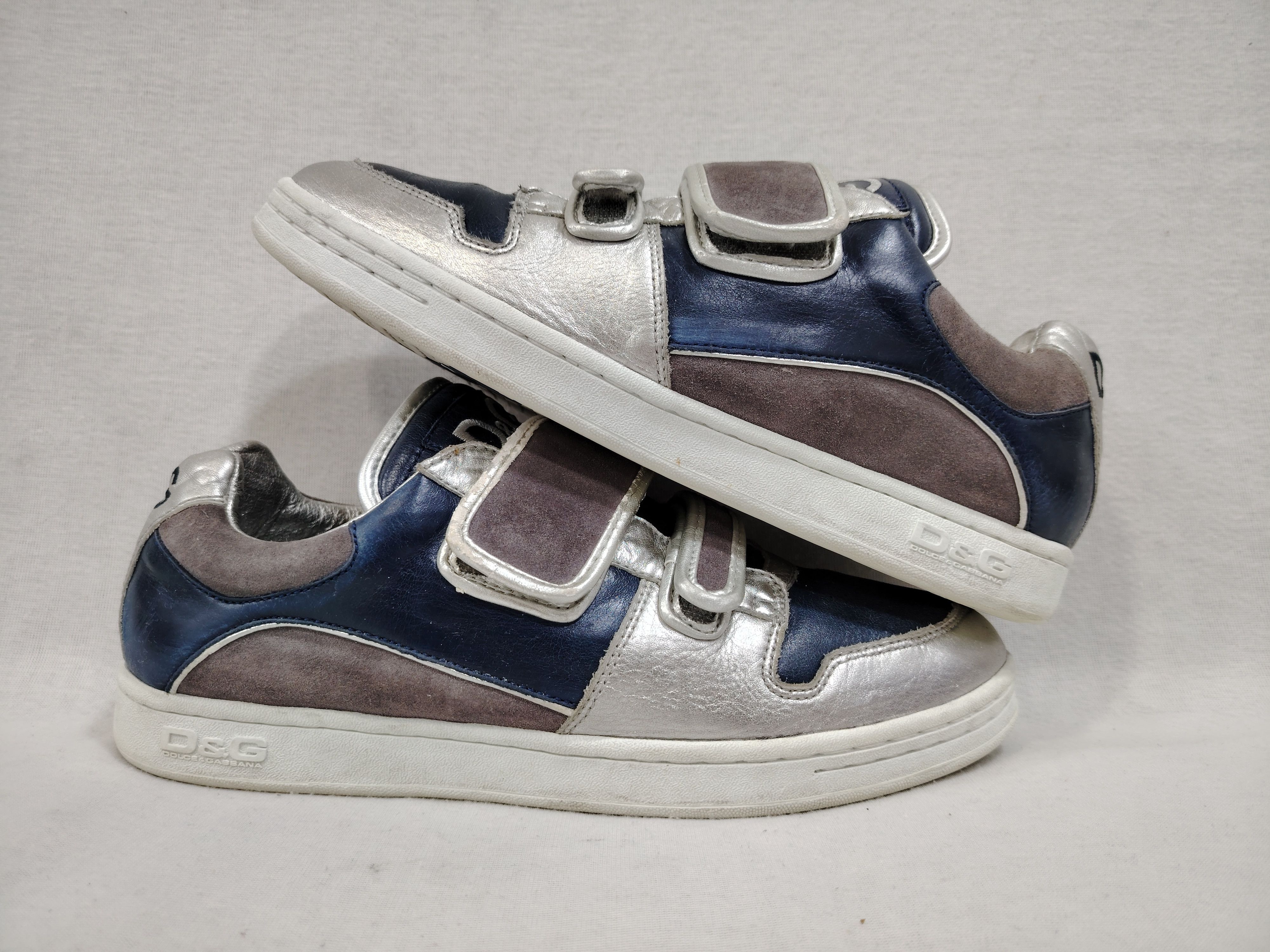 Dolce & Gabbana Dolce Gabbana D&G Bull Silver Sneakers Size 40 EUR Size US 7 / EU 40 - 6 Thumbnail