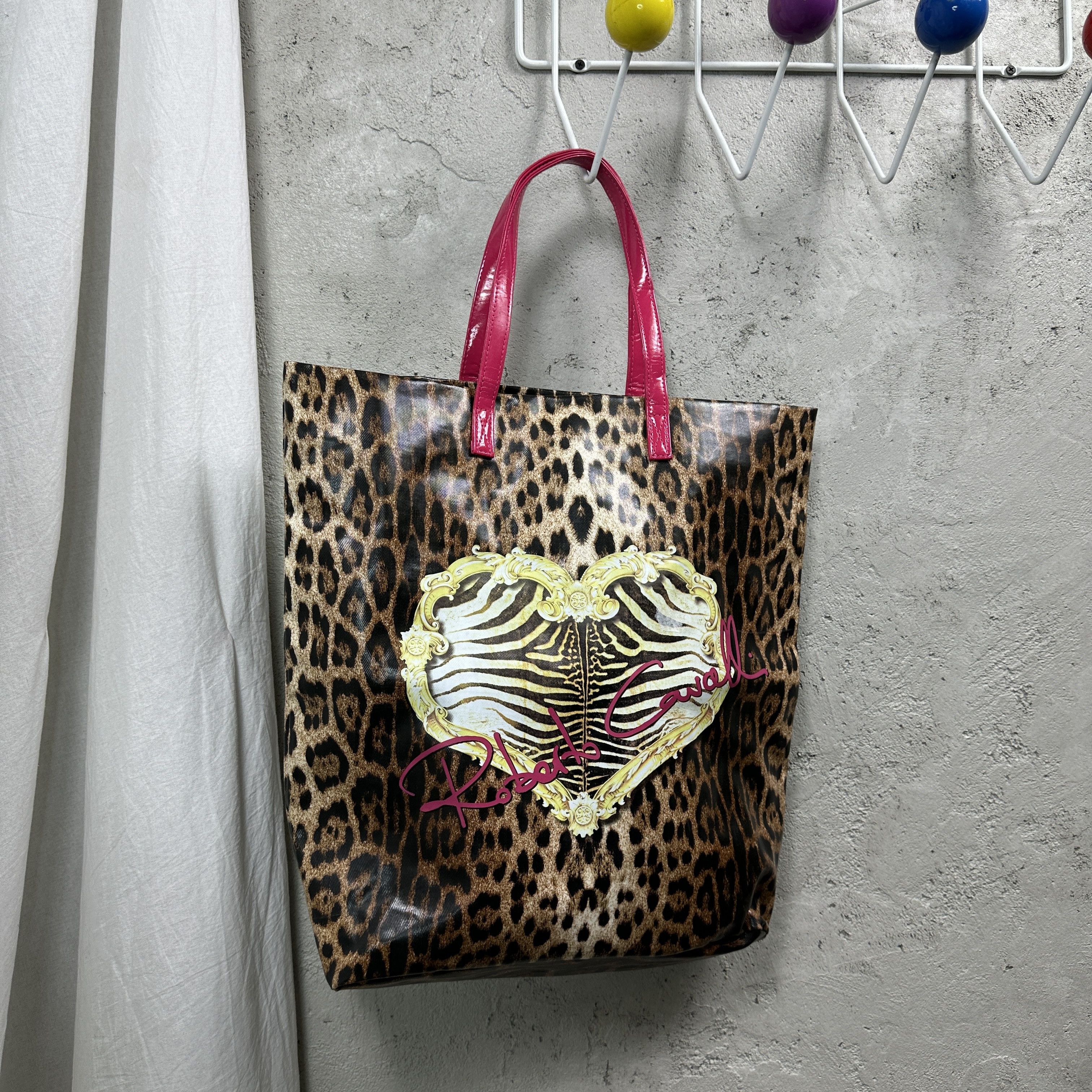Roberto Cavalli Vintage Cheetah Roberto Cavalli Parfums Leopard Bag Y2K Size ONE SIZE - 8 Thumbnail