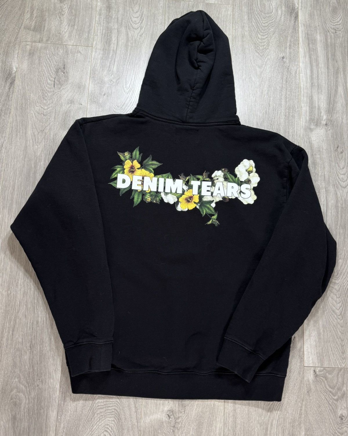DENIM TEARS DENIM TEARS x Eco Life Hoodie Men's XL Black Size US XL / EU 56 / 4 - 2 Thumbnail