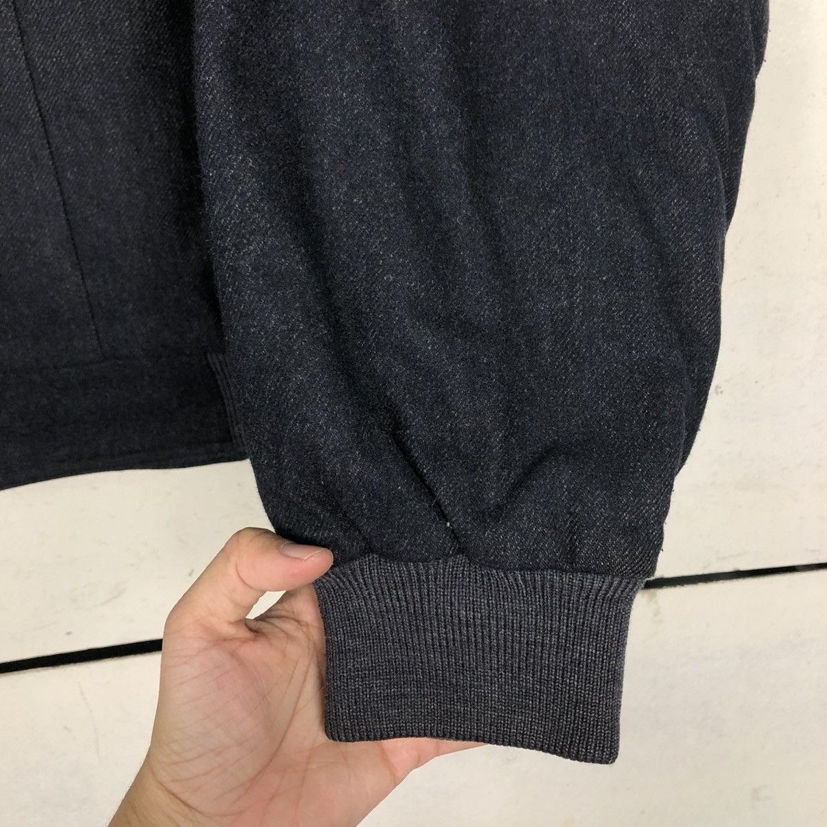 Japanese Brand 🔥VINTAGE BOMBER JACKET WOOL HENRI LUC CHAPUIS ISSEY MIYAKE Size US M / EU 48-50 / 2 - 17 Thumbnail