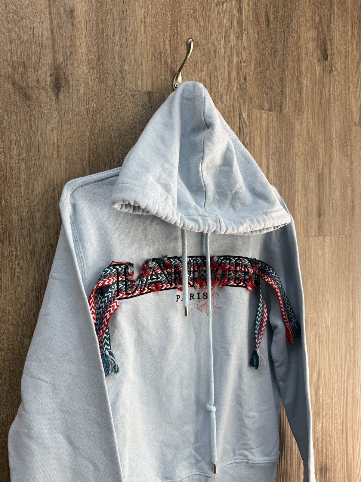 Lanvin Lanvin Blue Pull Over Hoodie Size US S / EU 44-46 / 1 - 2 Thumbnail