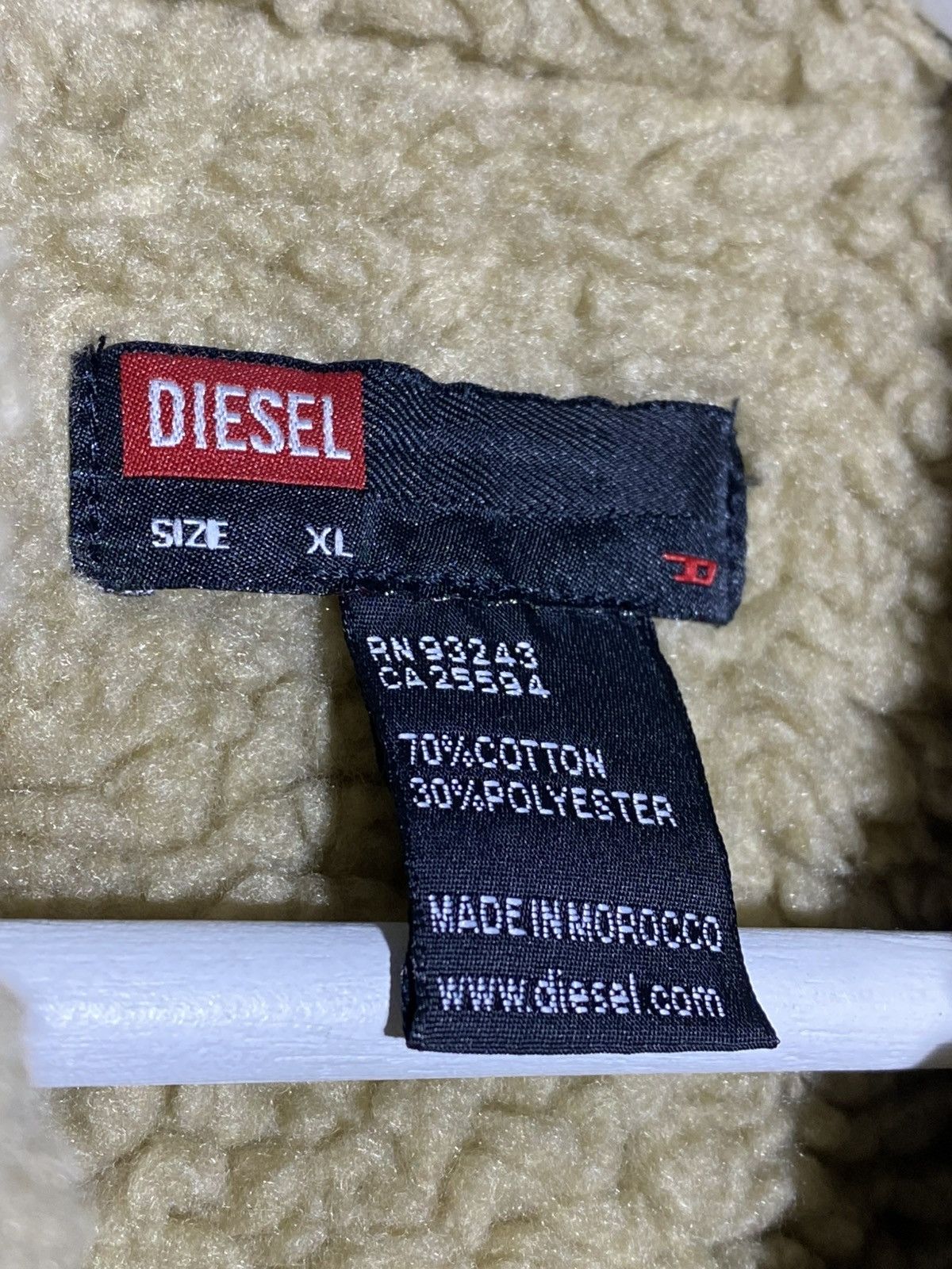 Diesel Diesel Y2k Vintage Rare 2005 Corduroy Flight Bomber Jacket Size XL / US 12-14 / IT 48-50 - 17 Thumbnail