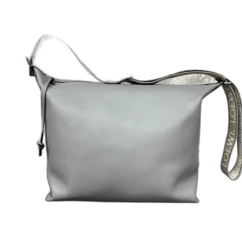 Loewe Loewe Cubi Bag in Gray Leather-yf Size ONE SIZE - 1 Thumbnail