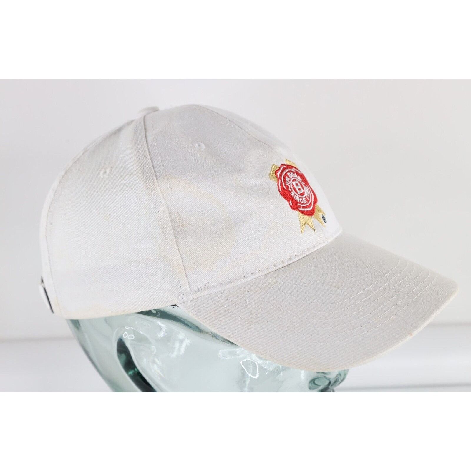 Vintage Vintage Distressed Jim Beam Whiskey Bourbon Strapback Hat Size ONE SIZE - 3 Thumbnail
