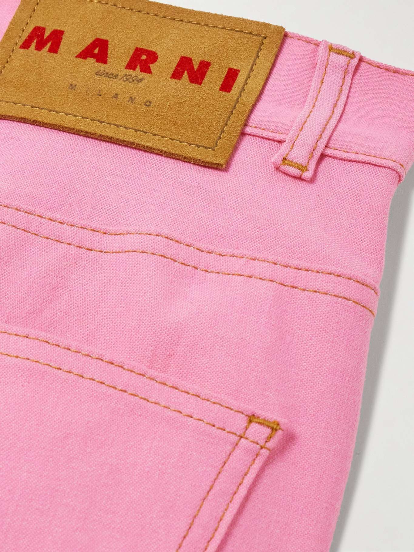Marni o1y1125 Bootcut Jeans in Pink Size 27" / US 4 / IT 40 - 5 Thumbnail
