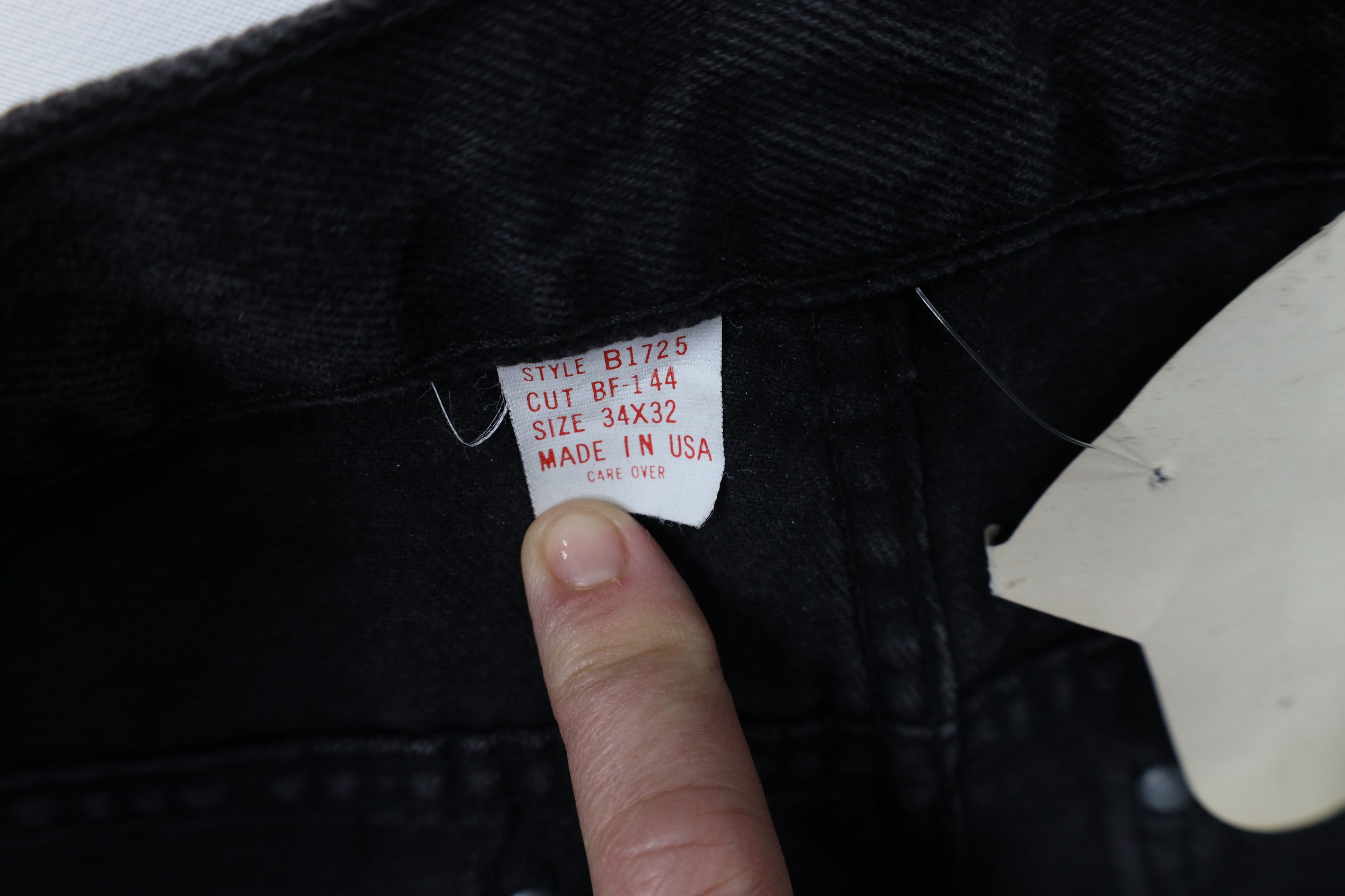 Cadillac Deadstock Vintage 80s 90s Cadillac Straight Leg Jeans USA Size US 34 / EU 50 - 9 Thumbnail
