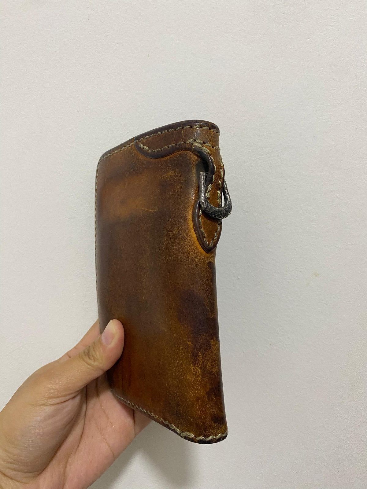 The Flat Head The Flat Head Leather Wallet – Beautiful Patina Aging Size ONE SIZE - 2 Thumbnail