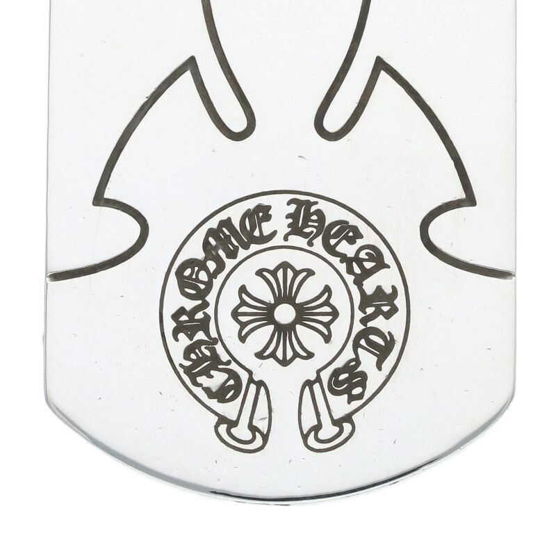 Chrome Hearts Chrome Hearts Flairnie Silver Dog Tag Necklace Size ONE SIZE - 3 Thumbnail