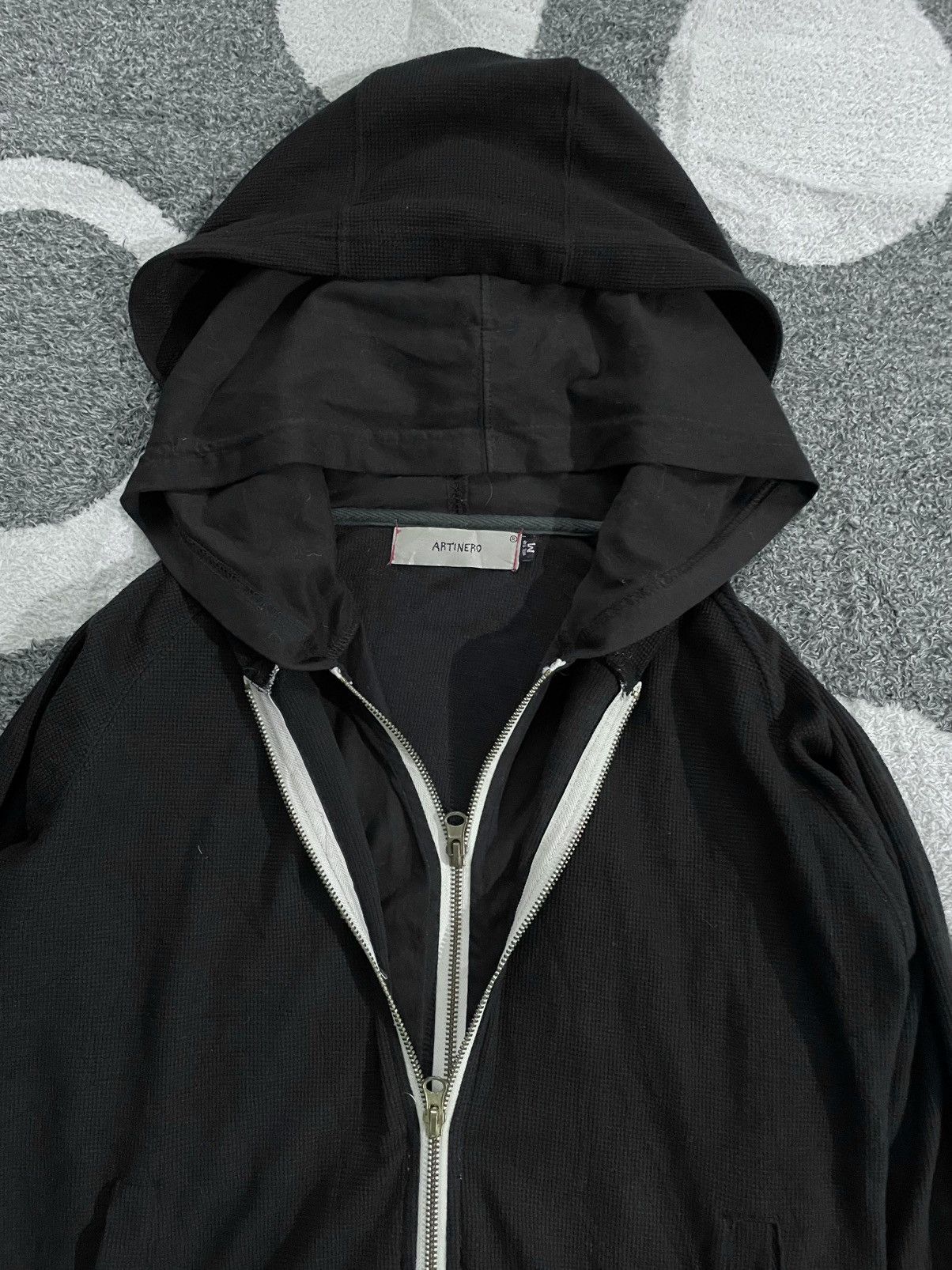 Japanese Brand JAPANESE DOUBLE LAYER ARTINERO ZIP HOODIE Size US M / EU 48-50 / 2 - 8 Thumbnail